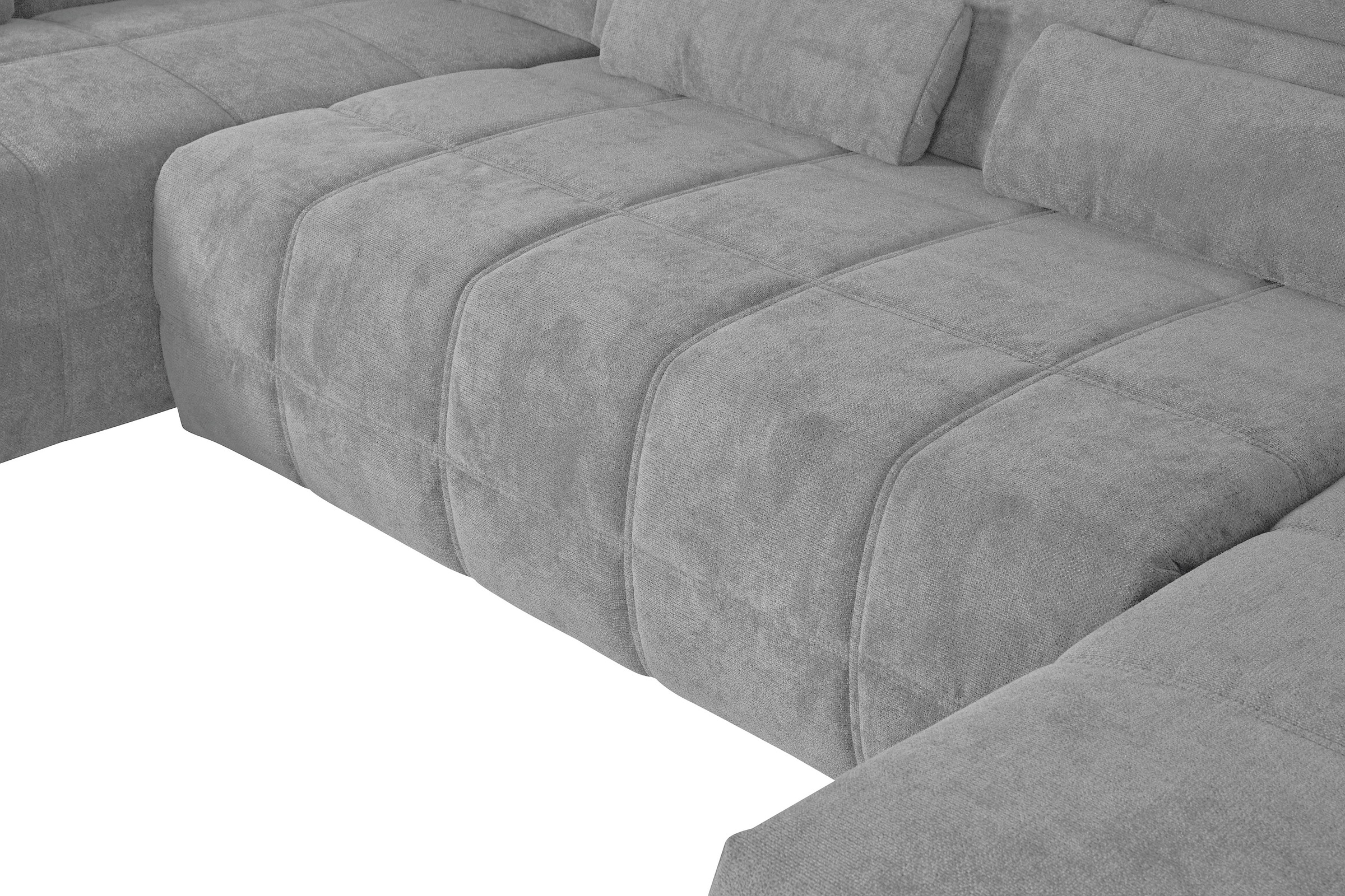 DOMO collection Wohnlandschaft Brandon viele Bezugsarten, incl. Nierenkissen, mit Kopfteilverstellung, wahlweise Sitztiefenverstellung