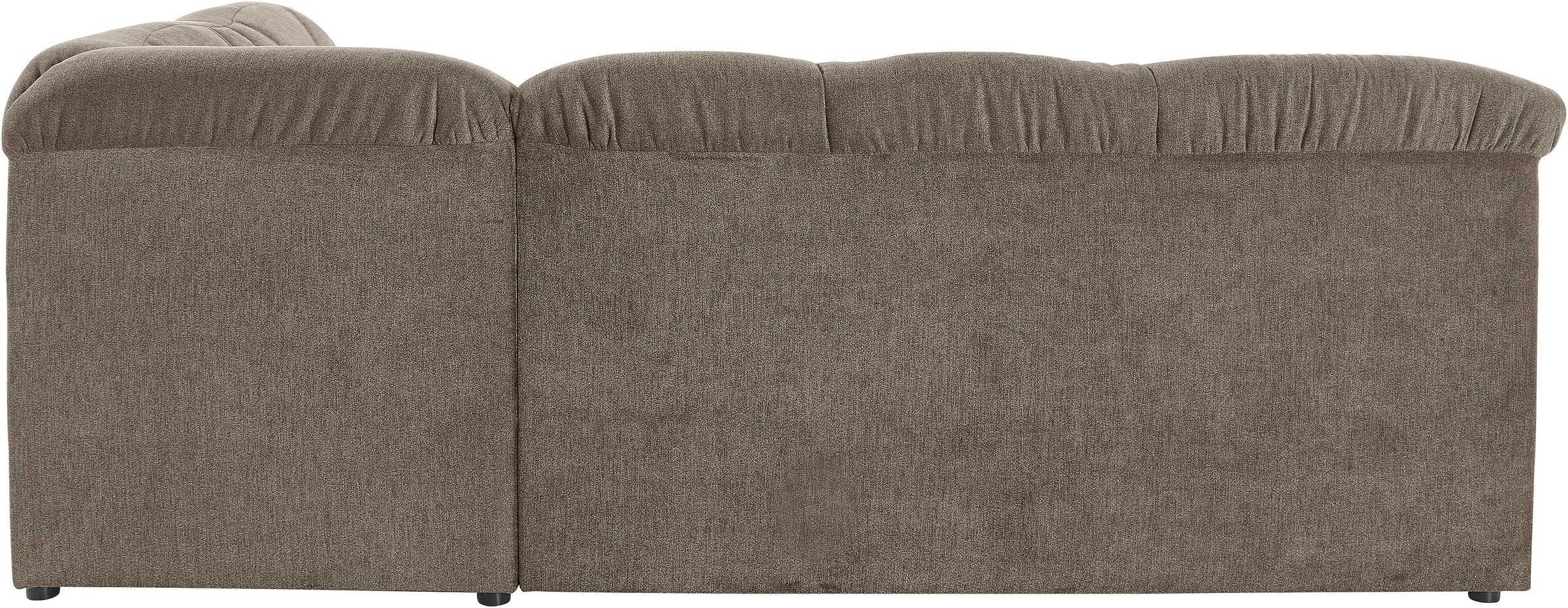 DOMO collection Ecksofa »Pegnitz, elegante Rückensteppung, zeitlose Formensprache, L-Form«, wahlweise mit Bettfunktion