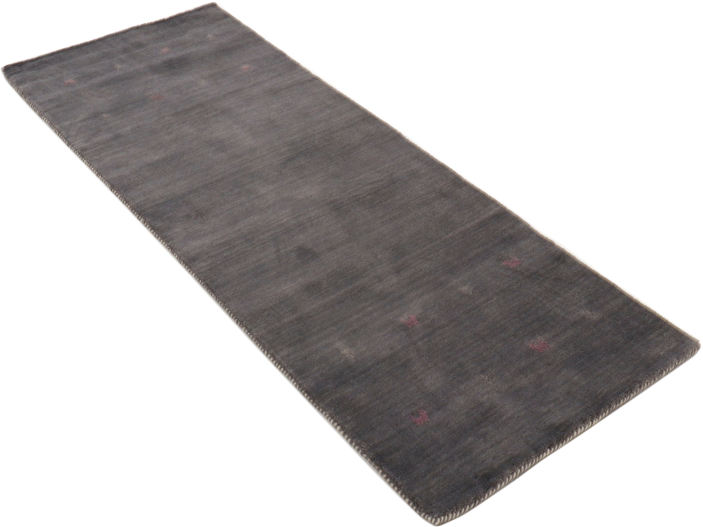 7. Bild von carpetfine Wollteppich »Gabbeh Uni«, rechteckig, reine Wolle, handgewebt, Gabbeh Loom Tiermotiv, auch als Läufer