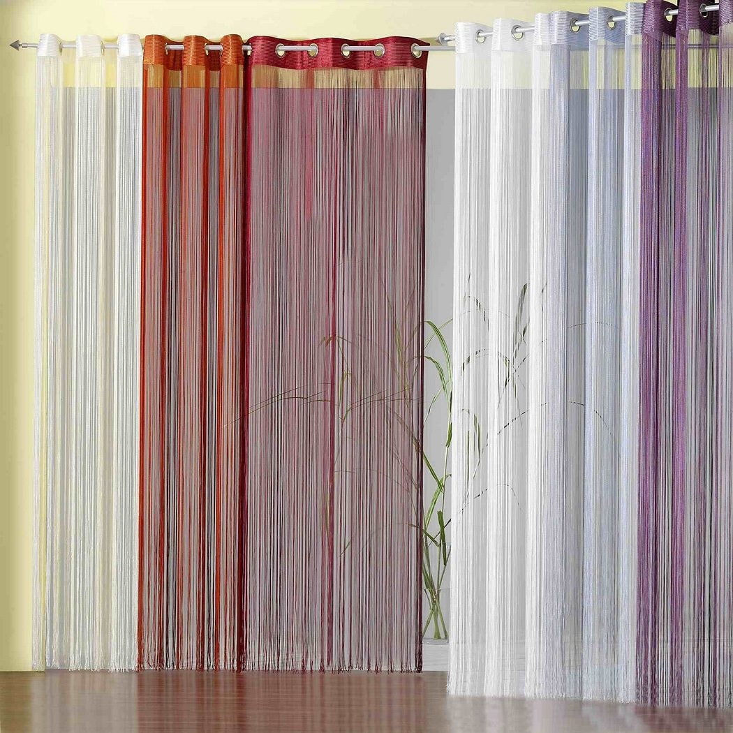 Weckbrodt Fadenvorhang »Leon«, (1 St.), Fadengardine, Insektenschutz, transparent, kürzbar, Store
