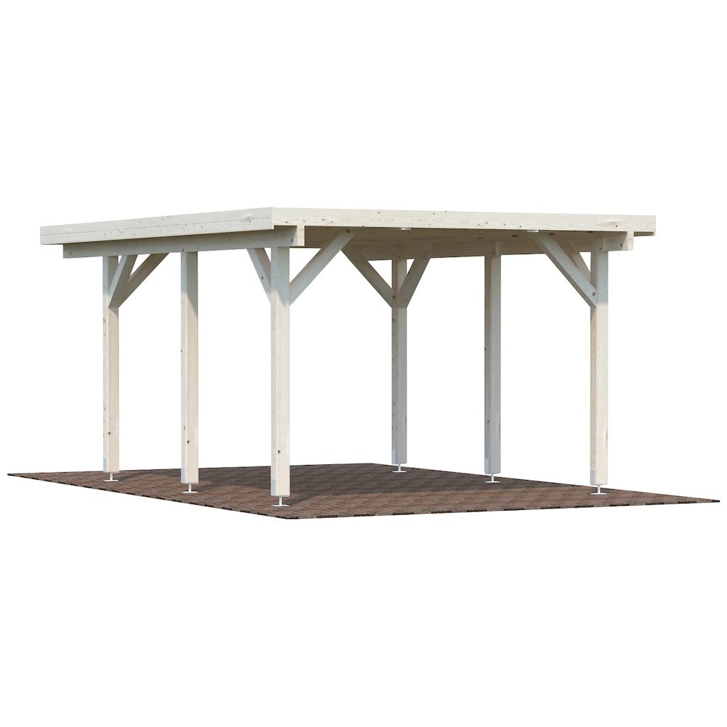 Palmako Einzelcarport »Karl«, Holz, natur