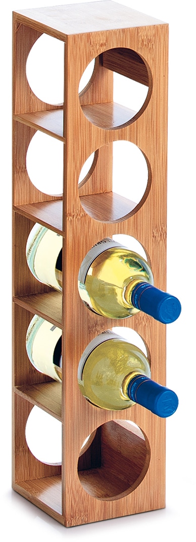 Zeller Present Weinregal »Bamboo«, für bis zu 5 Weinflaschen geeignet auf  Rechnung bestellen
