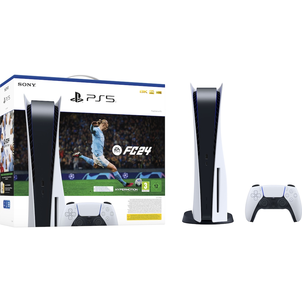 PlayStation 5 Konsolen-Set, Disk Edition + EA Sports FC 24 (DLC)