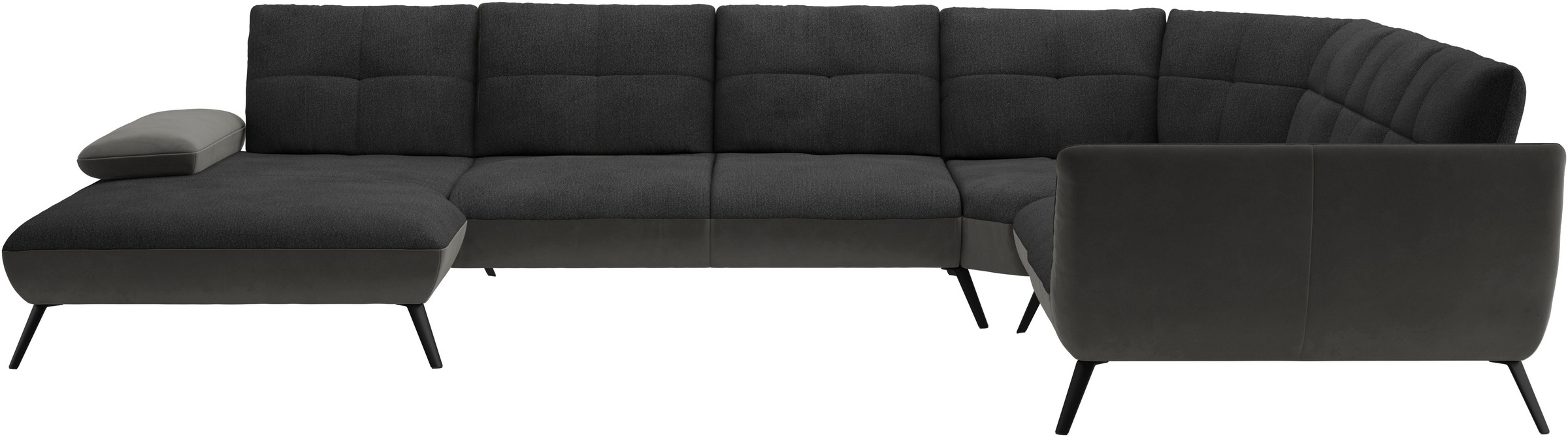 PLACES OF STYLE Wohnlandschaft "Mikado U-Form" inkl. Sitztiefenverstellung günstig online kaufen