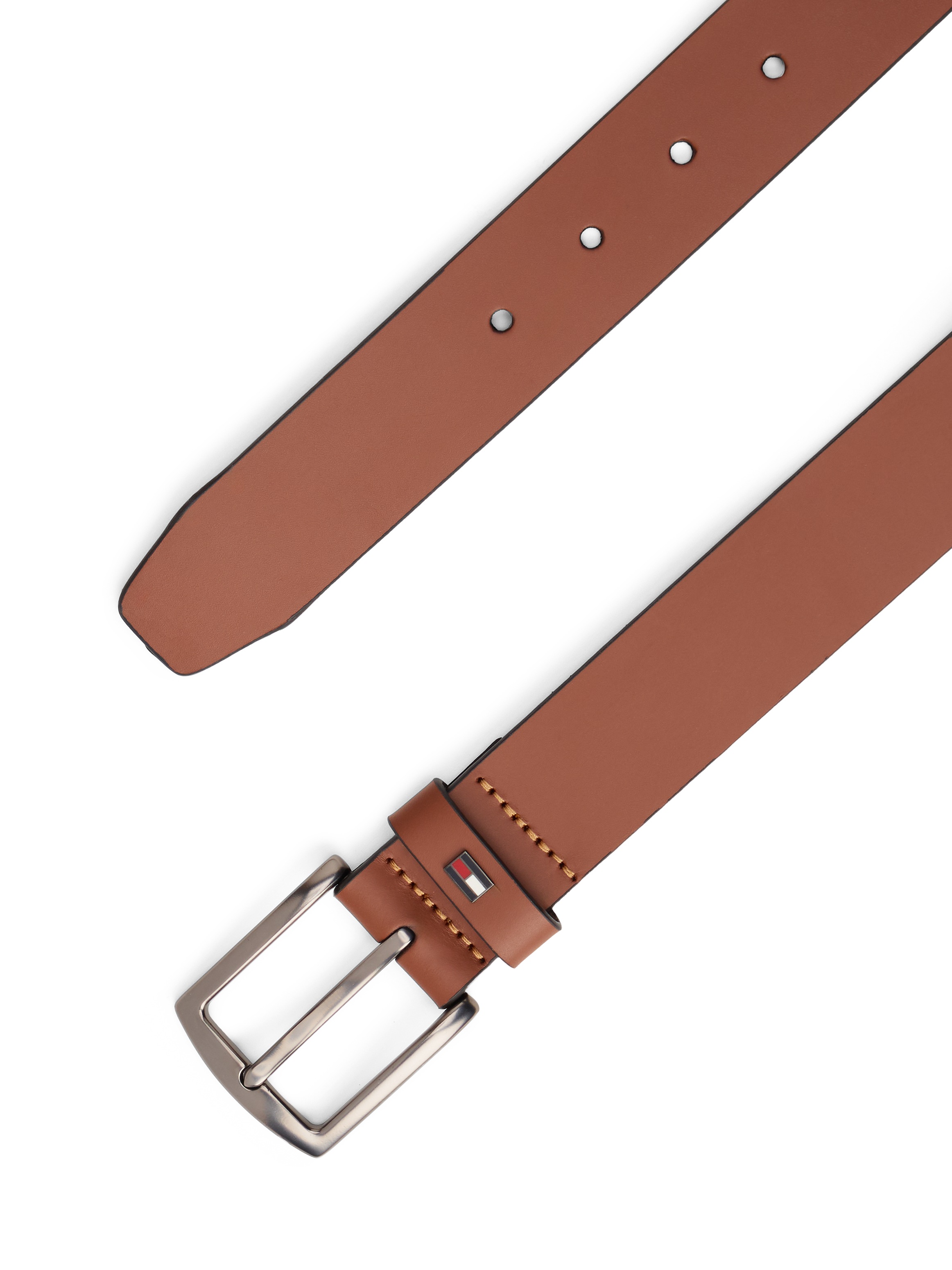 Tommy Hilfiger Ledergürtel »DENTON 3.5 EXT«, Einfachdornschließe, Metalllogo