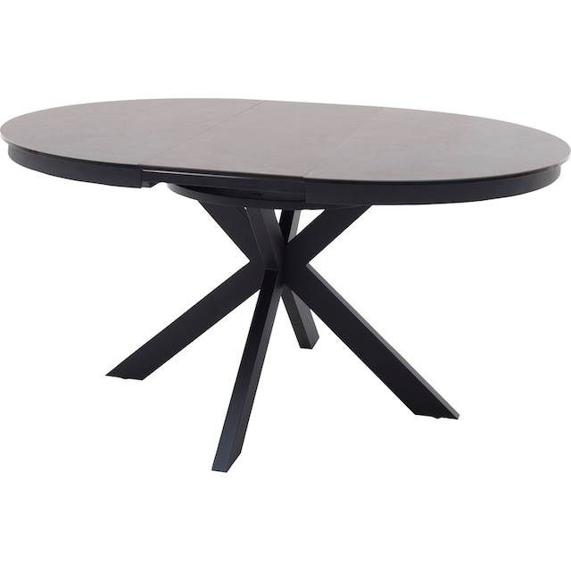 MCA furniture Esstisch »Winnipeg«, Tisch rund ausziehbar, Glas Keramik mit  Synchronauszug auf Raten kaufen