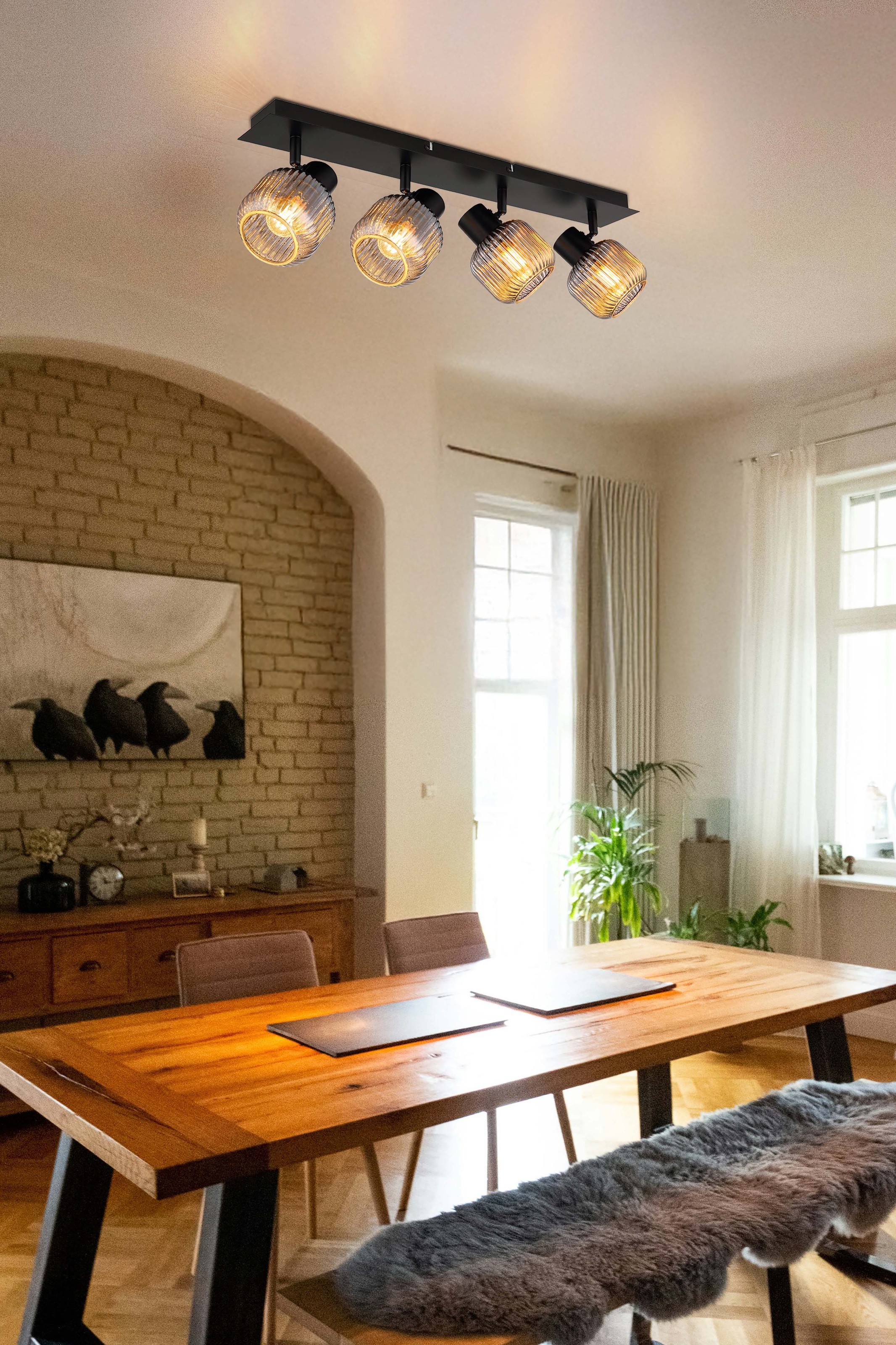 NOWA LED Deckenstrahler »TOM«, 4 flammig, Leuchtmittel E14 | ohne Leuchtmittel, geeignet für E14-Fassung