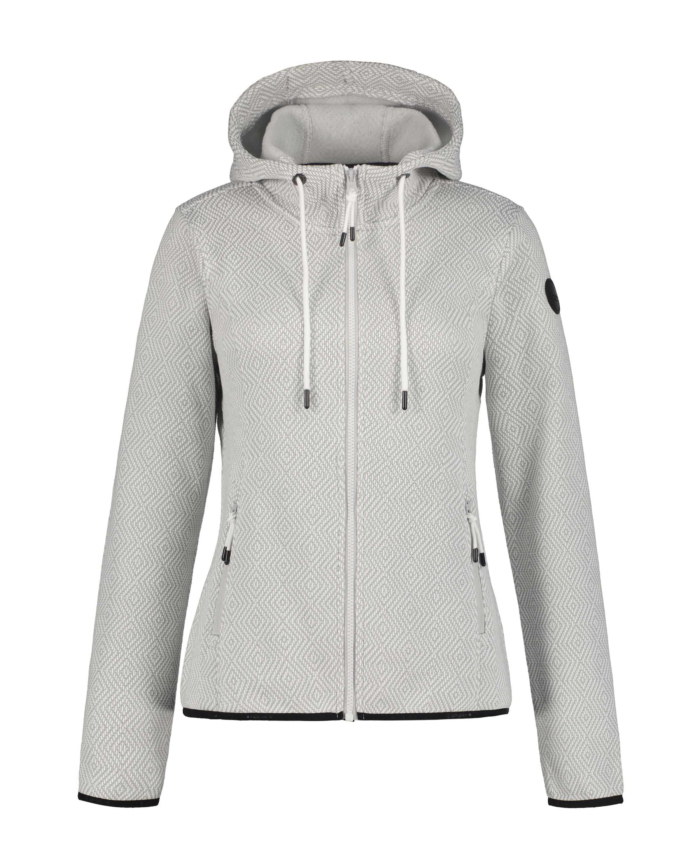 Icepeak Strickjacke »D STRICKFLEECE JACKE AUEN«, in gemusteter Optik