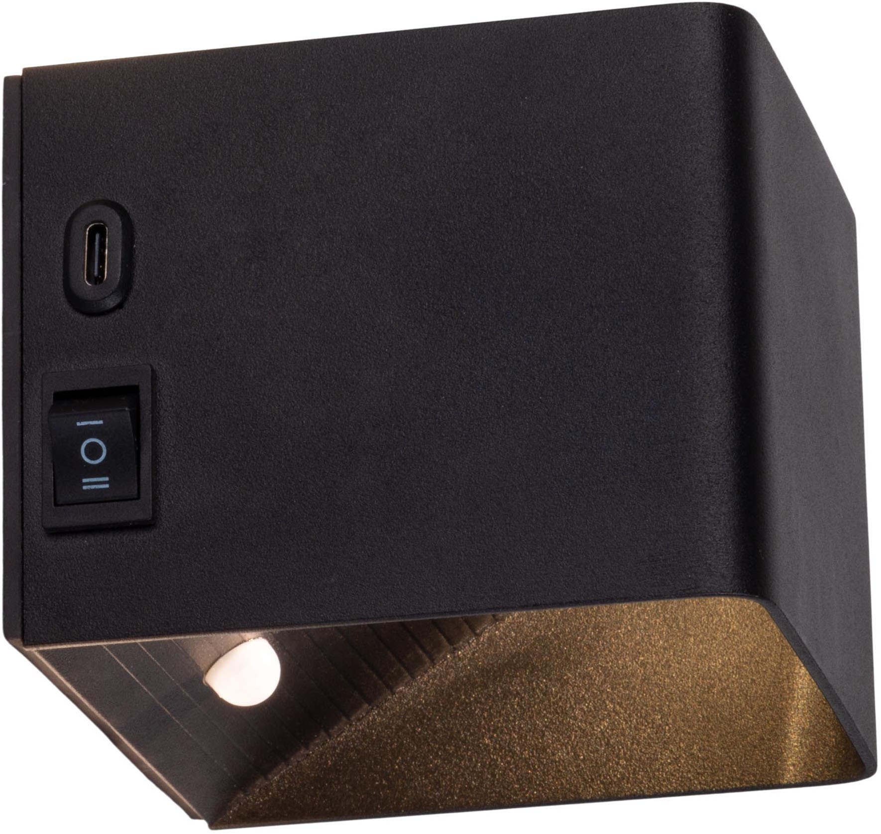 näve LED Wandleuchte »Cube«, 1 flammig, Leuchtmittel LED-Modul | LED fest integriert, Akku, magnetisch, Bewegungssensor, Memory, USB-C, Kippschalter