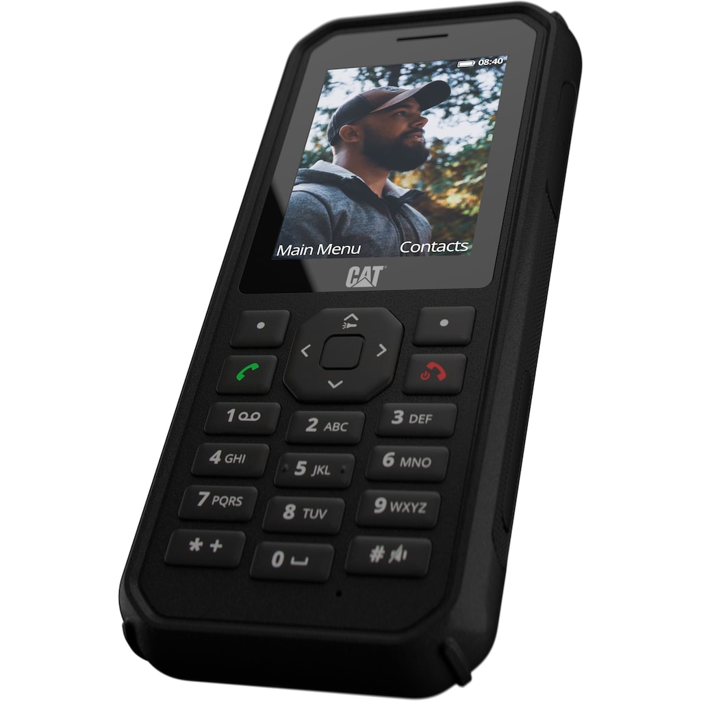 CAT Handy »CAT B40, Dual-Sim«, black, 6,1 cm/2,4 Zoll, 2 MP Kamera