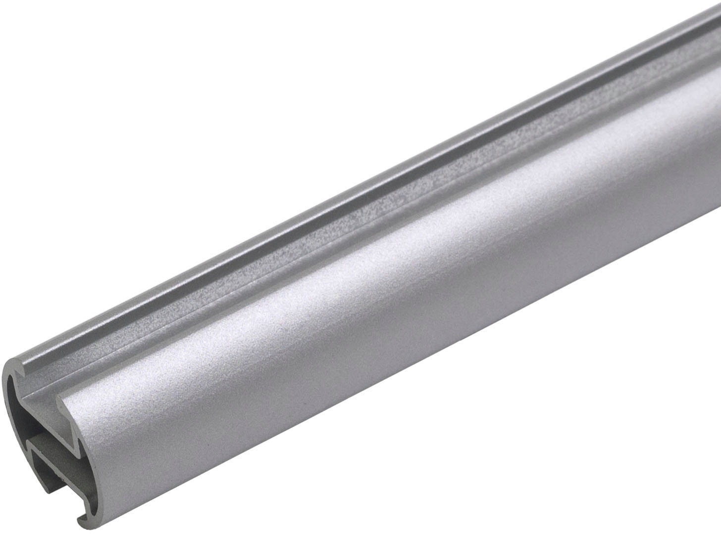 Liedeco Gardinenstange »Innenlaufgarnitur 20 mm Power Kugel mit Ring«, 1 läufig-läufig, Fixmaß, Gardinenstange Komplett
