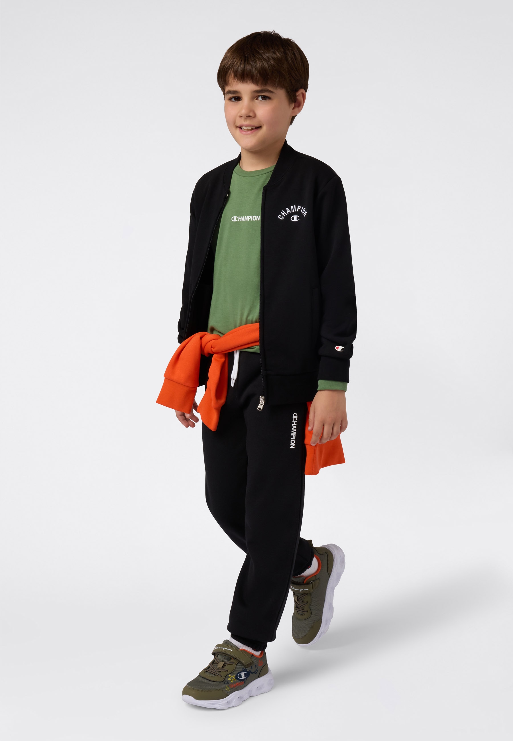 Champion Sweatjacke 1 Stk. mit durchgehendem Reißverschluss, aus Baumwolle und Polyester