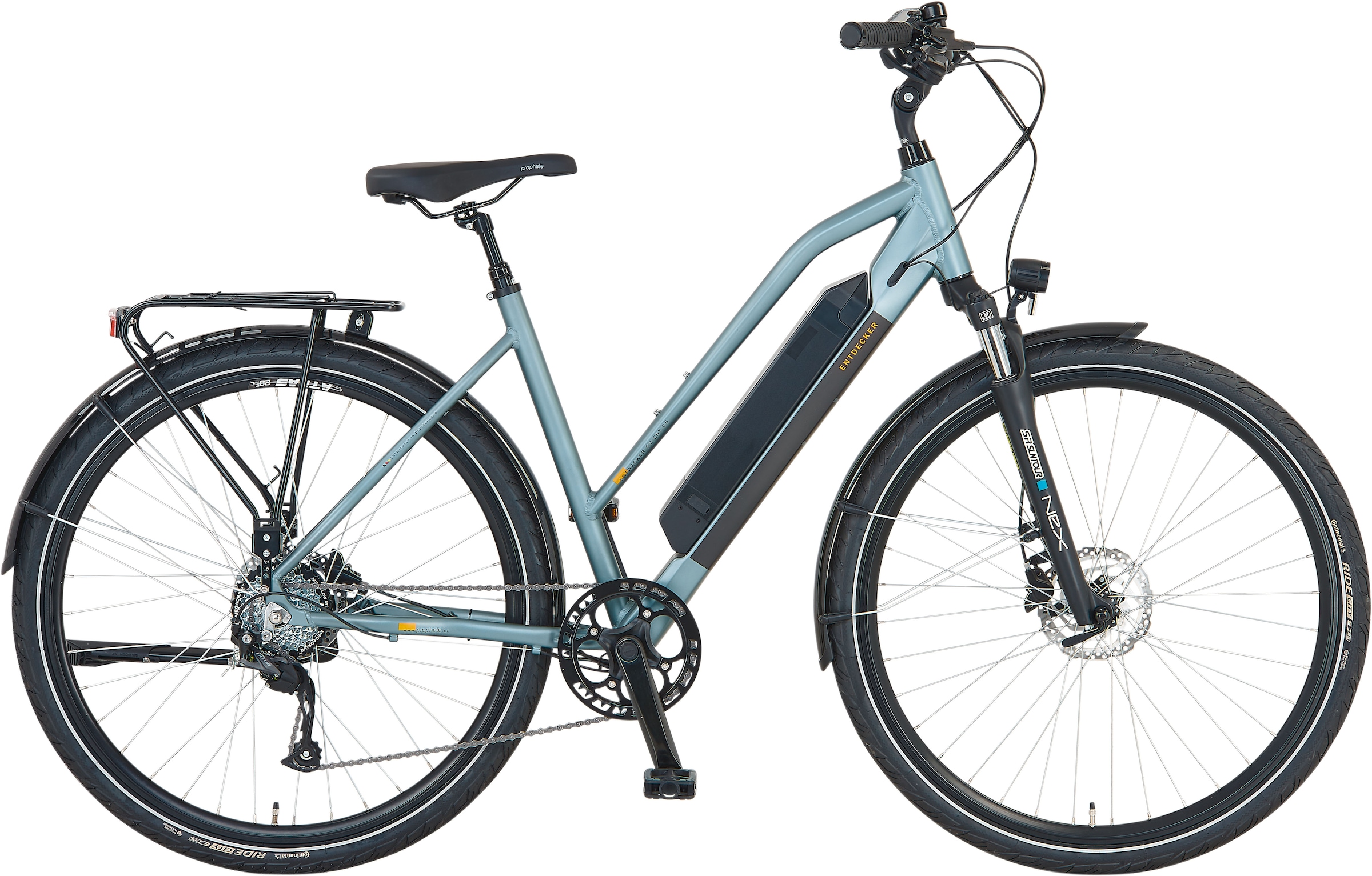 E-Bike »Entdecker 1.0«, 8 Gang, Shimano, Heckmotor 250 W, Pedelec, Elektrofahrrad für...