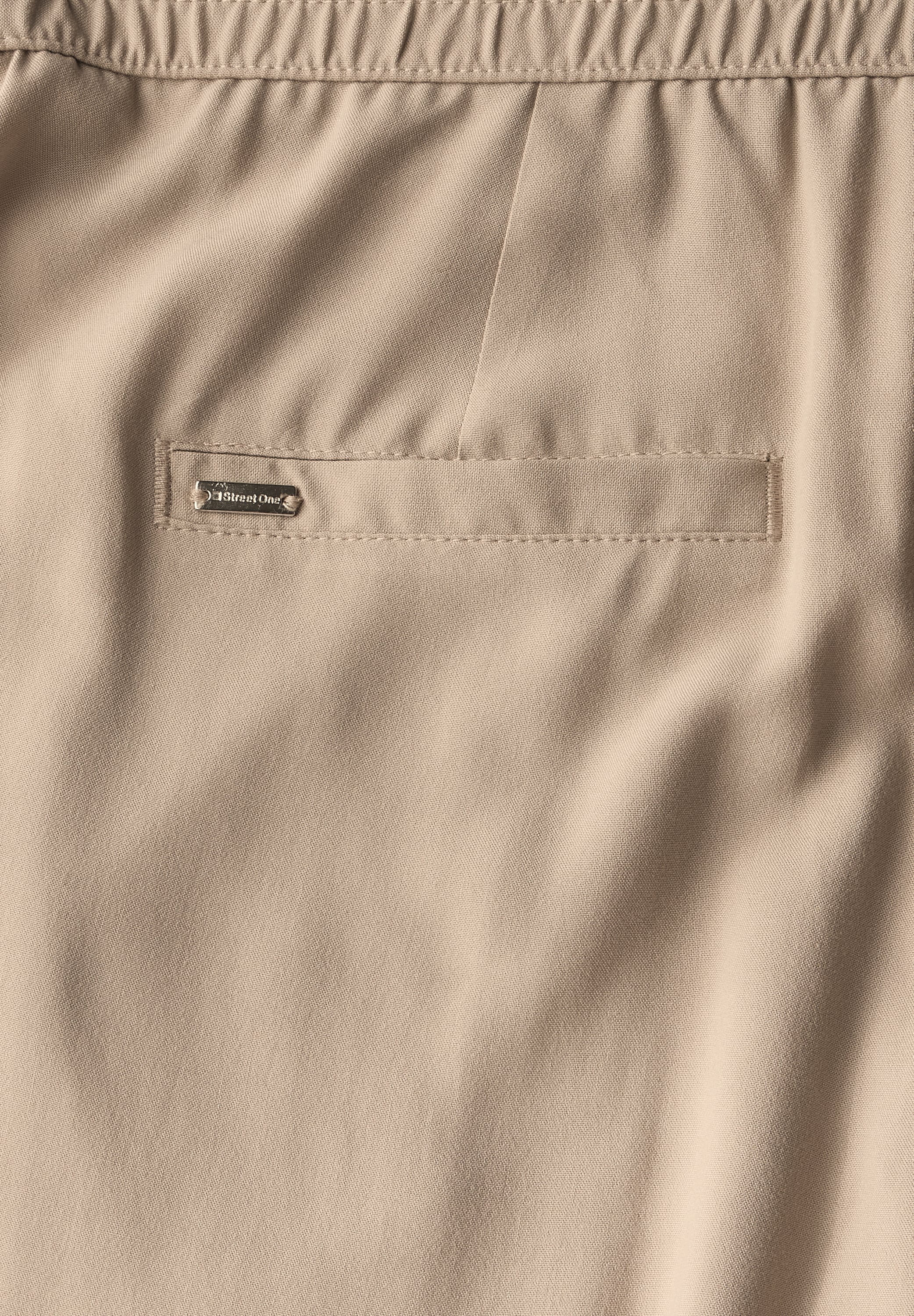 STREET ONE Stoffhose »Style Emee«, Sommerhose mit elastischem Bund mit Tunnelzug