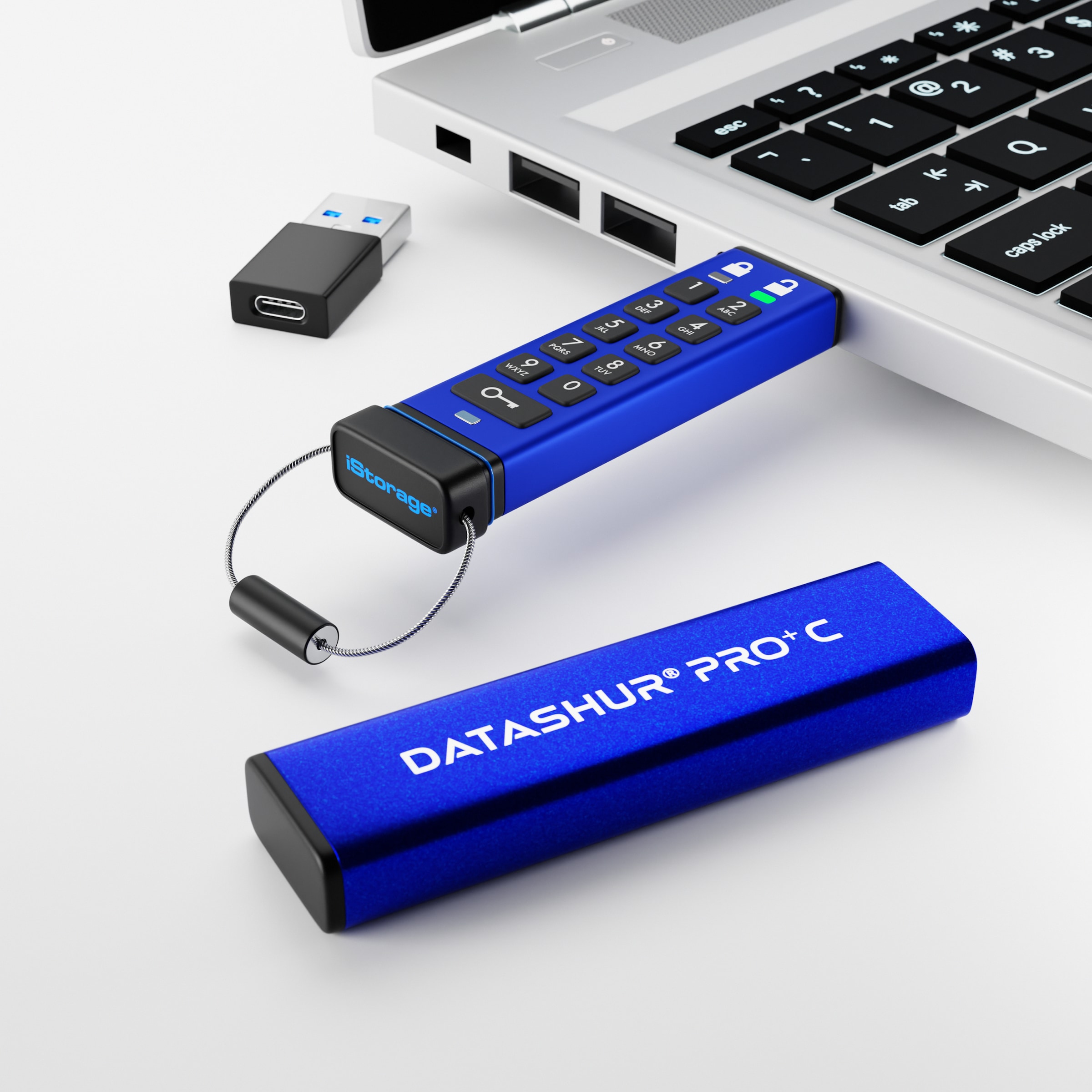 iStorage USB-Stick »datAshur Pro+C«, (USB 3.2 Lesegeschwindigkeit 310 MB/s)