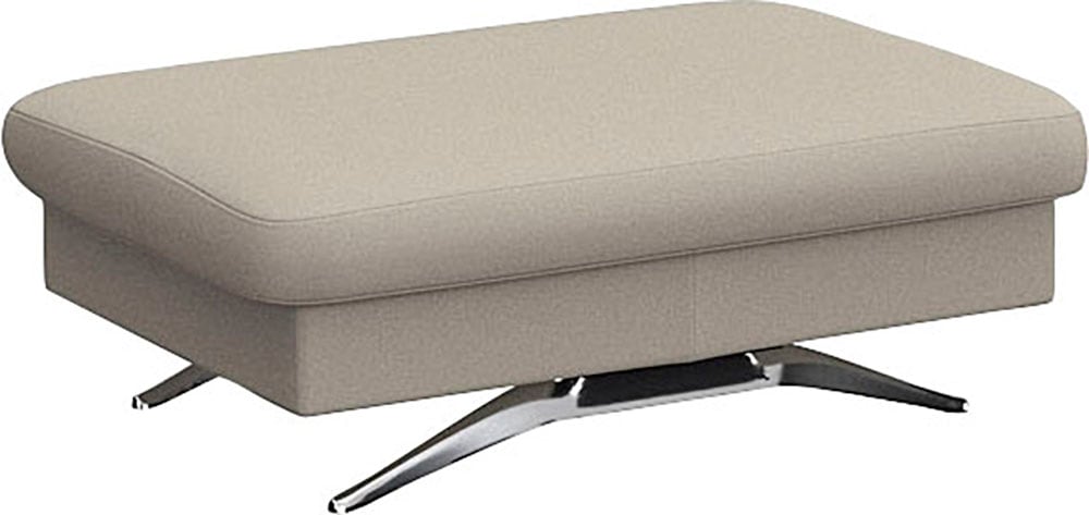FLEXLUX Pouf »Glow Sitzhocker, Polsterhocker« Hocker mit Stauraum, Fuß Alu günstig online kaufen