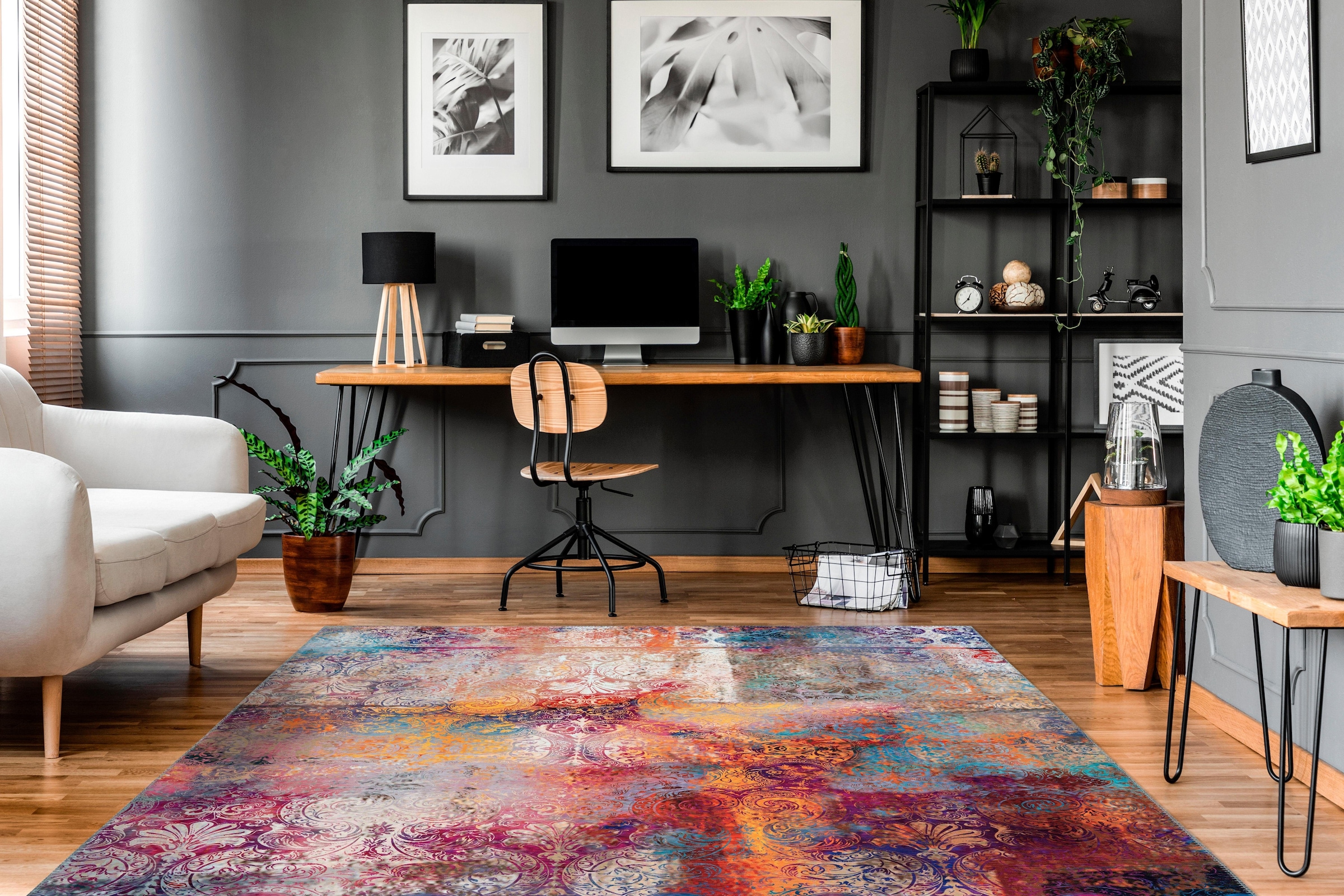 Arte Espina Teppich »Galaxy 100«, rechteckig, 6 mm Höhe, Kurzflor, Wohnzimmer