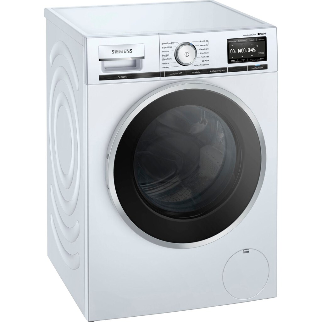 SIEMENS Waschmaschine »WM14VG44«, iQ800, WM14VG44, 9 kg, 1400 U/min