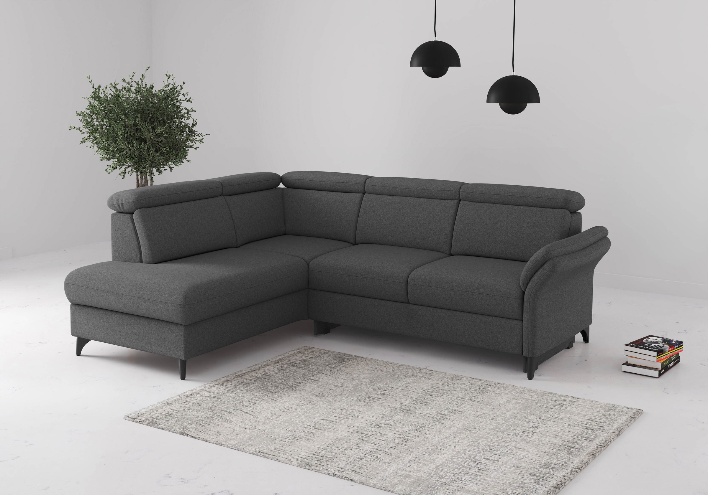 sit&more Ecksofa »Glendale« inkl. Kopfteilverstellung,wahlweise mit Vorzieh günstig online kaufen