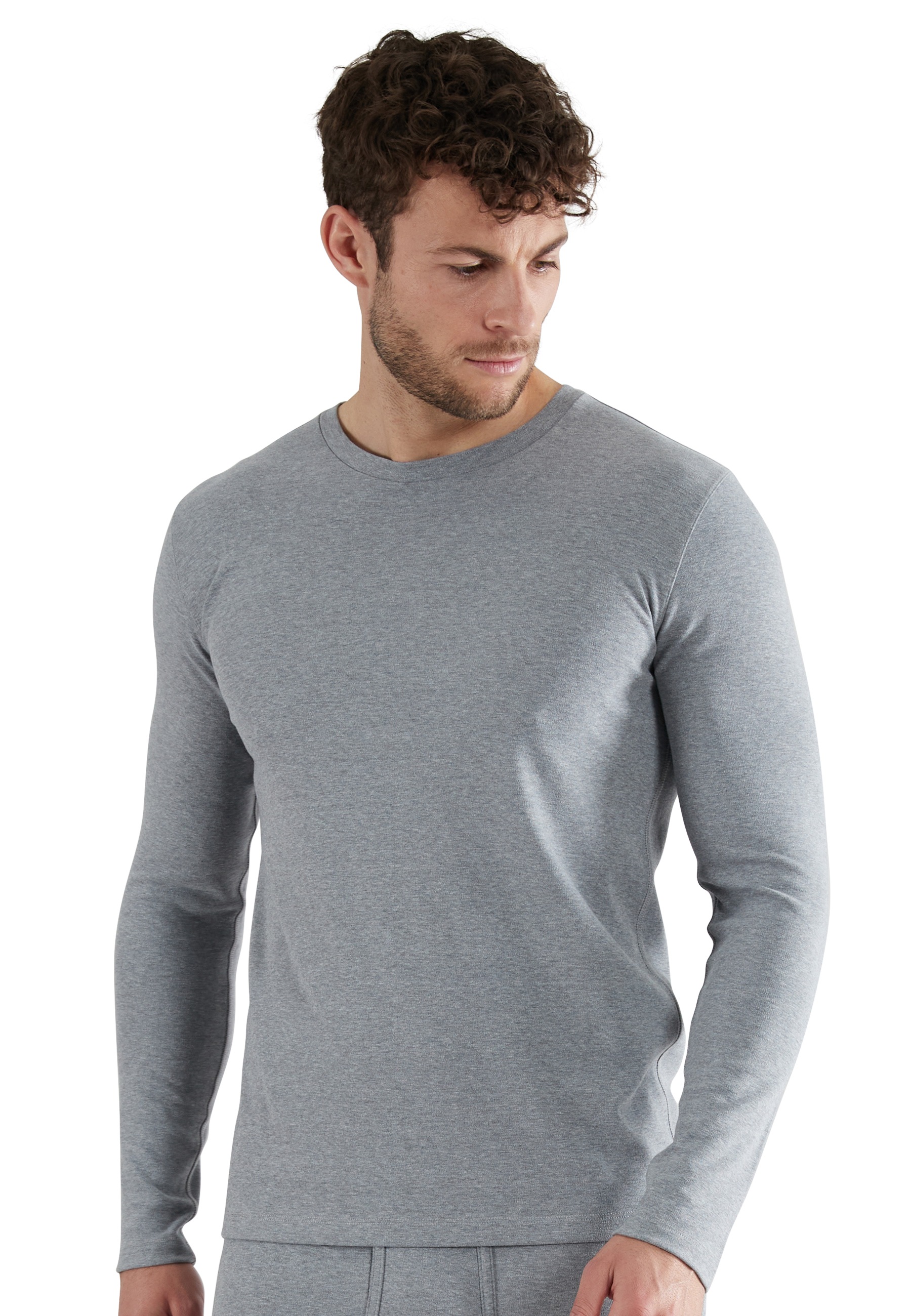 GÖTZBURG Unterziehshirt »Thermo«, Rundhalsausschnitt, langärmelig, eng, Baumwollmix, Langarm