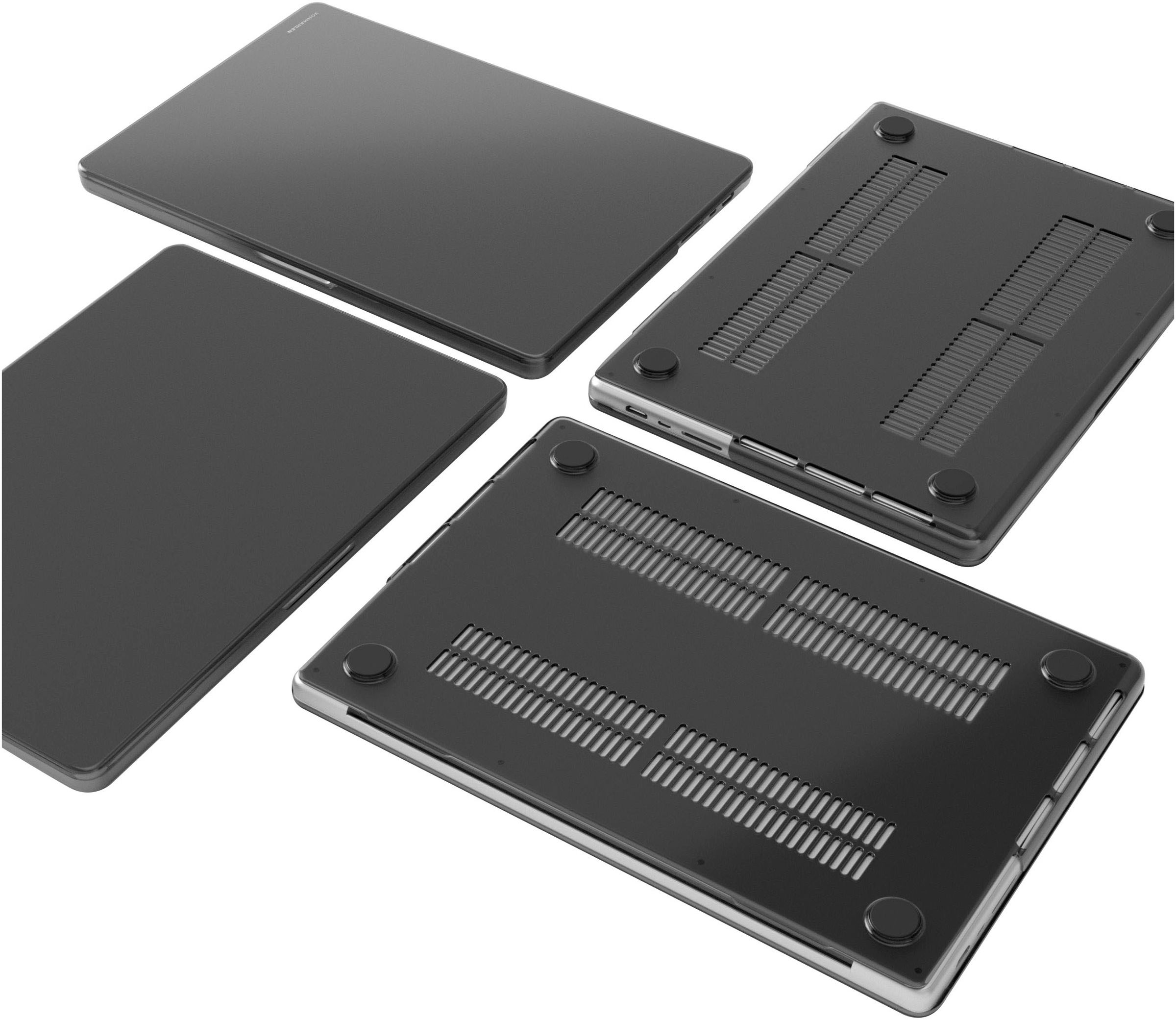VONMÄHLEN Laptop-Hülle »Transparent Case for MacBook MacBook Pro 14“ Clear Black«