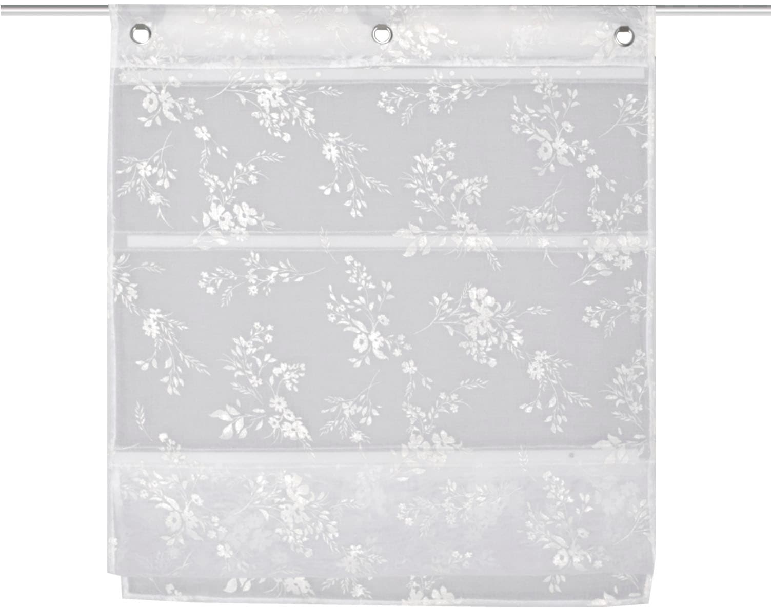 HOME WOHNIDEEN Magnetrollo »MIGRON« mit Hakenaufhängung ohne Bohren und Schrauben Pastendruck