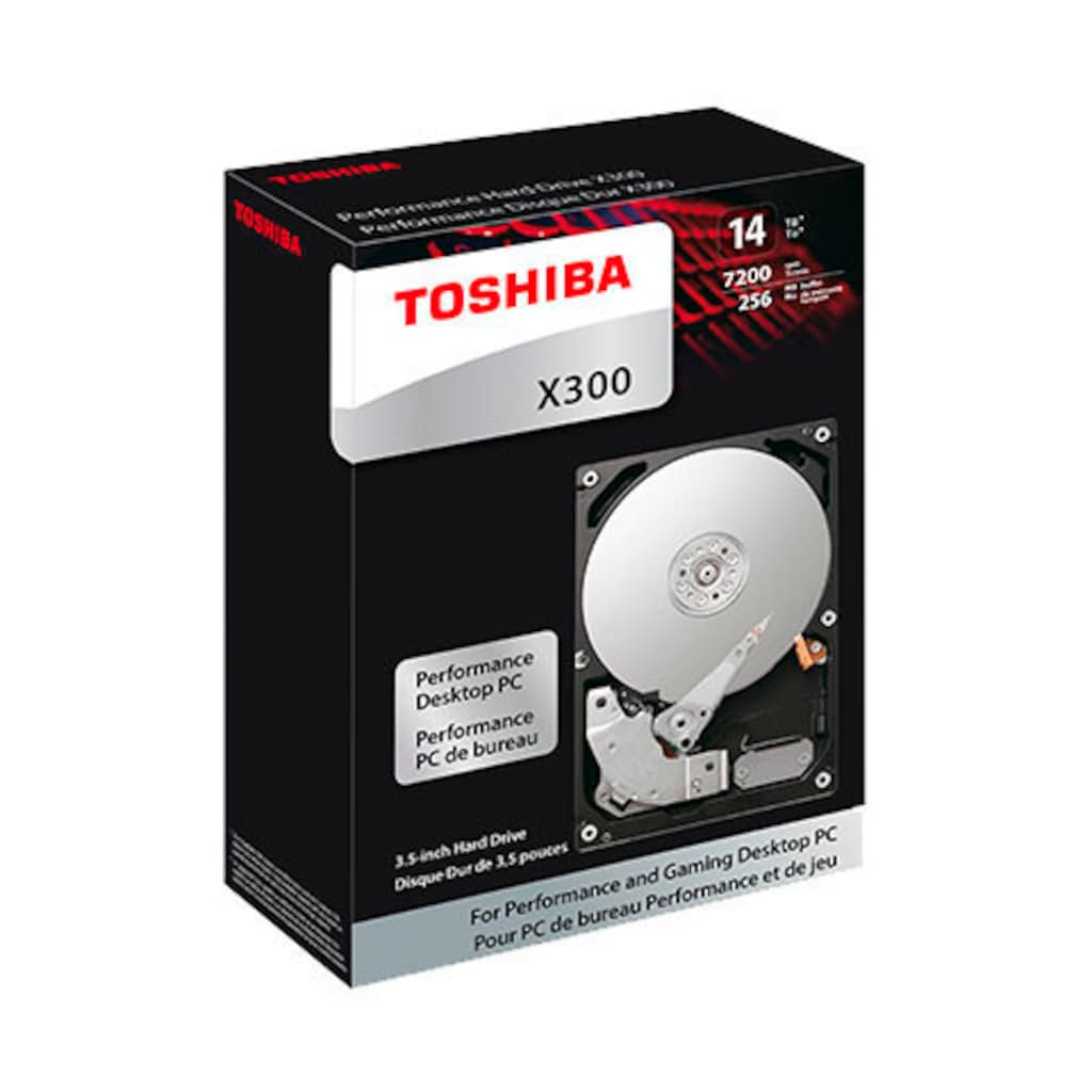 Toshiba HDD-Festplatte »X300 Performance 14TB Kit«, 3,5 Zoll, Bulk