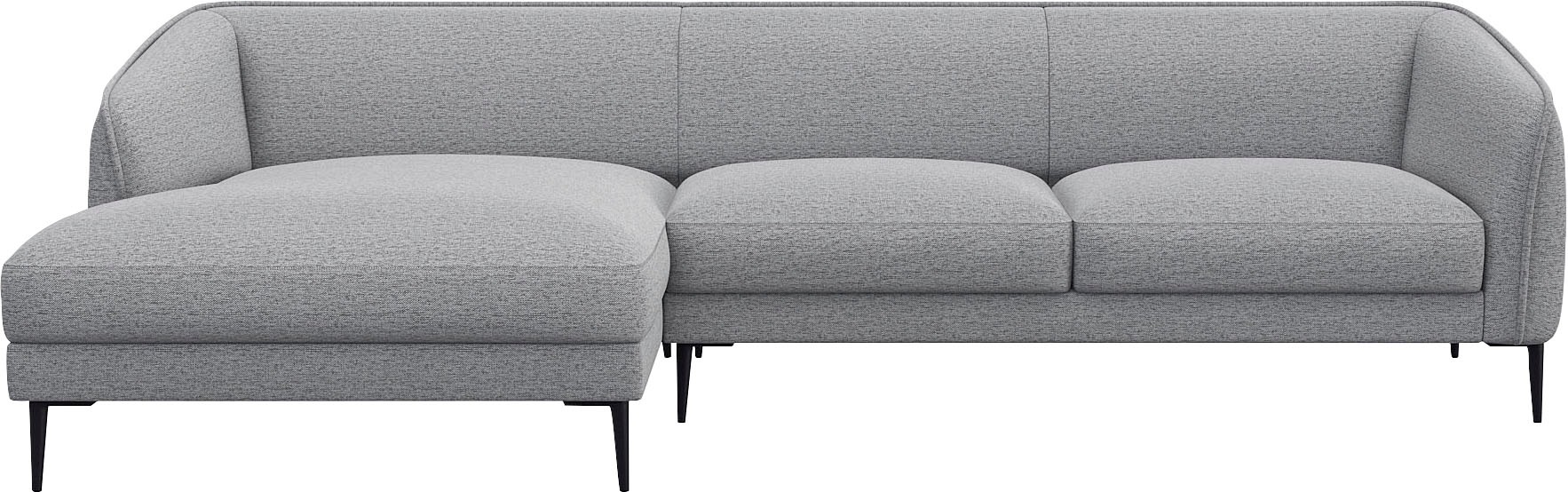 FLEXLUX Ecksofa "Belle Designsofa, L-Form, B/T 288/149 cm", Skandinavisches günstig online kaufen