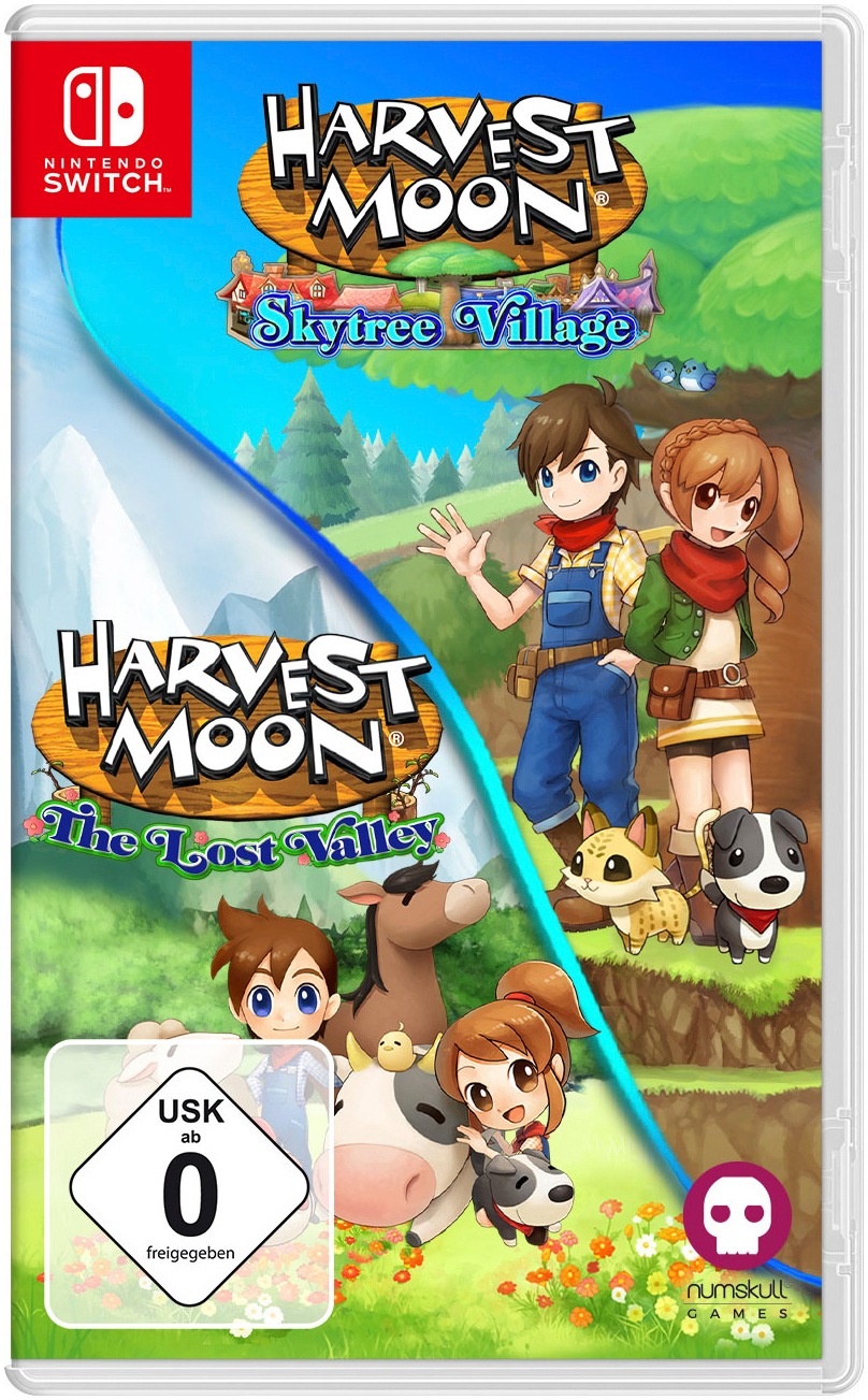 NBG Spielesoftware »Harvest Moon: The Lost Valley & Skytree Village (Standard Edition)« Nintendo Switch (ohne Farbbezeichnung) Handliche...