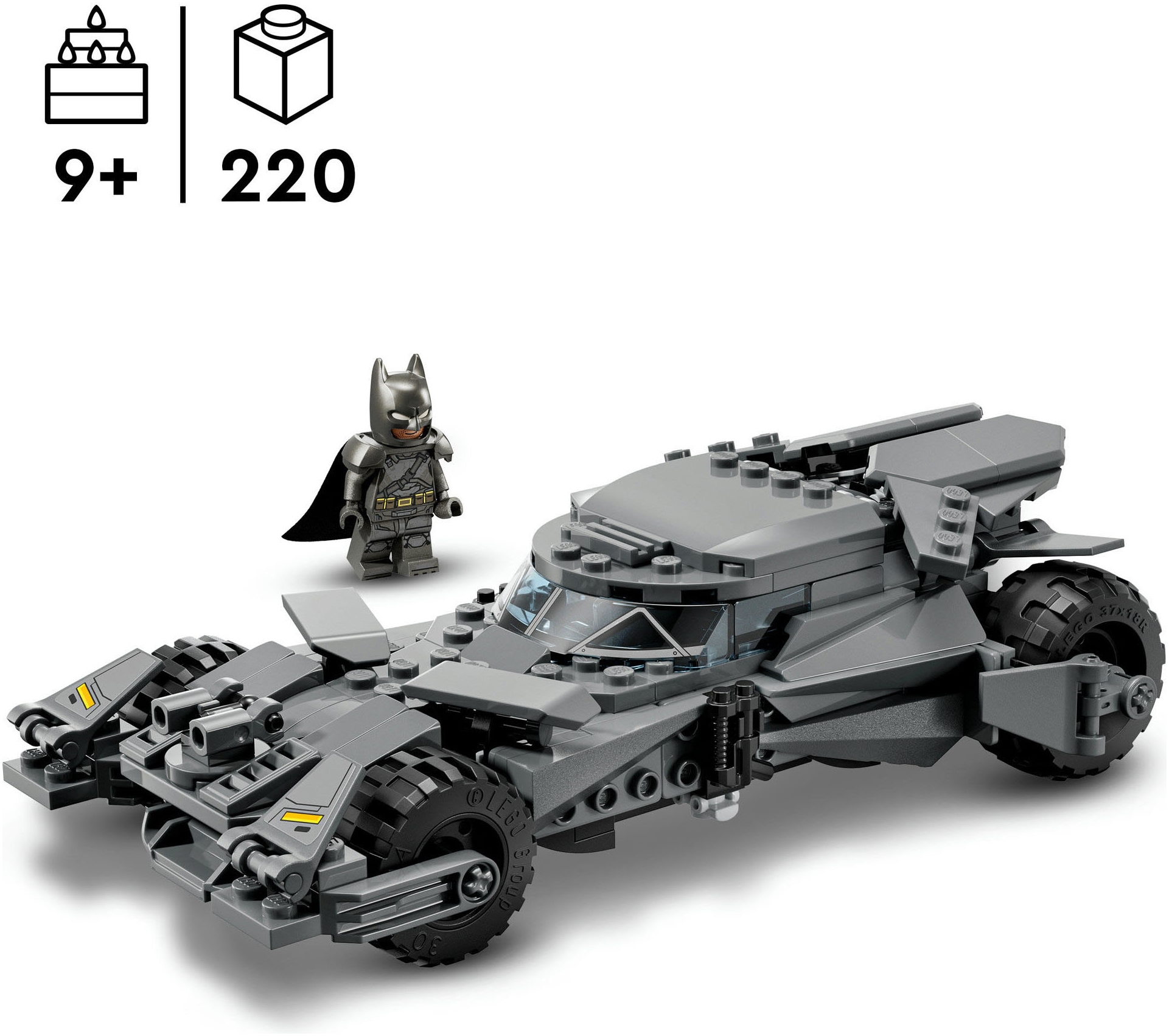 LEGO® Konstruktionsspielsteine »Batman vs. Superman: Batmobil (76331), LEGO Super Heroes«