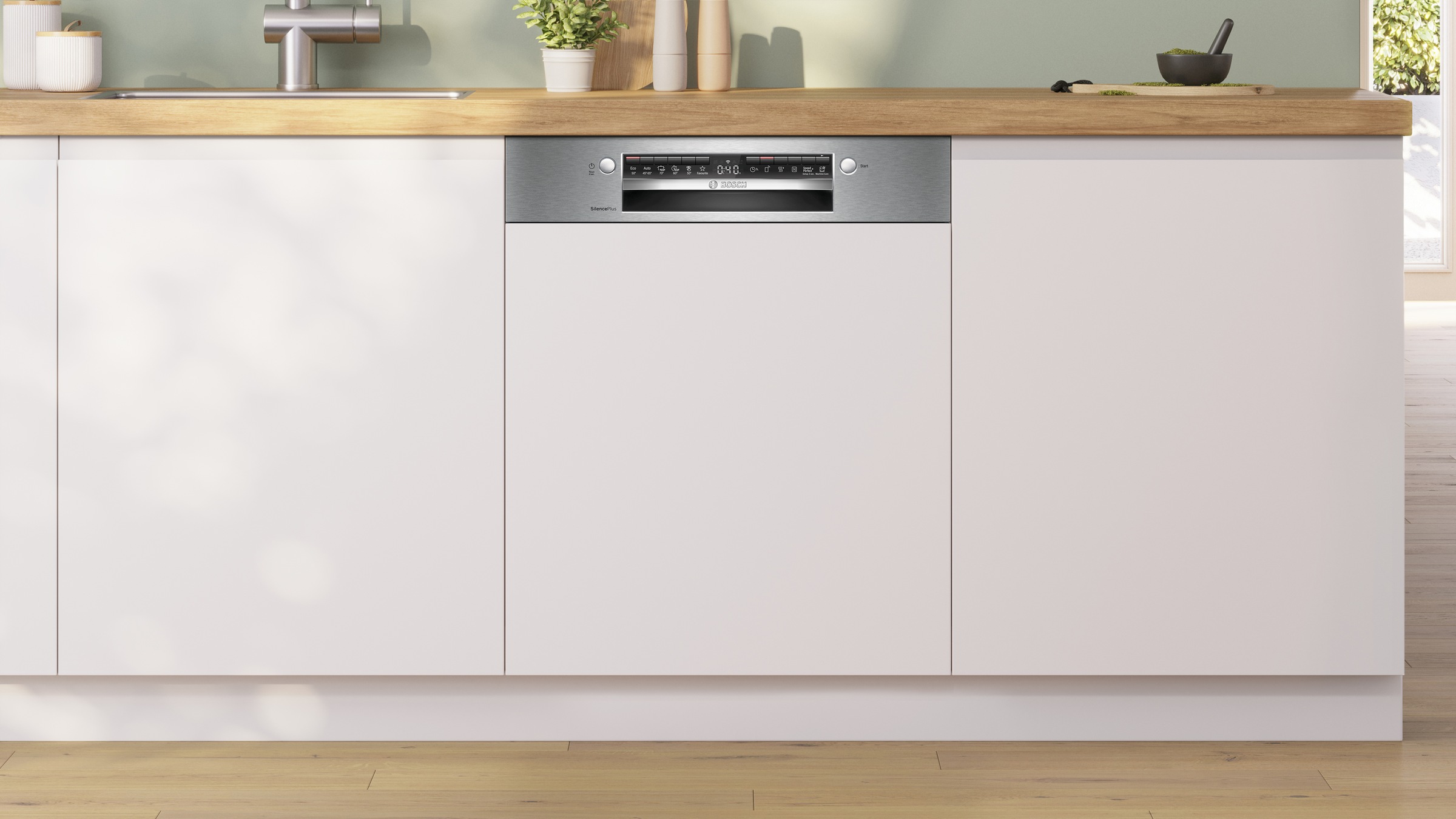 BOSCH teilintegrierbarer Geschirrspüler XXL, Serie 4 »SBI4ECS28E«, 14 Maßge günstig online kaufen