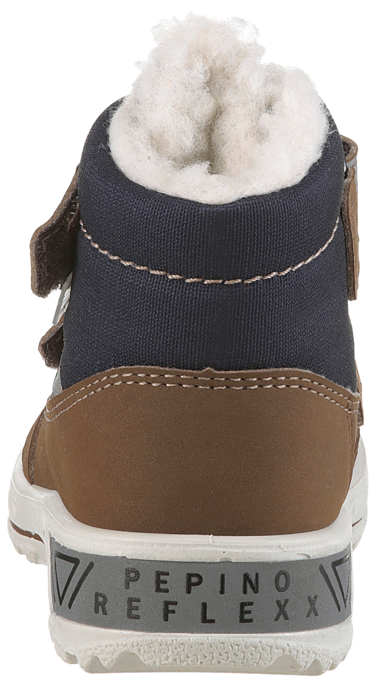 PEPINO by RICOSTA Winterstiefel »Flo WMS: mittel«  Klettschuh mit Warmfutter, Größenschablone zum Download