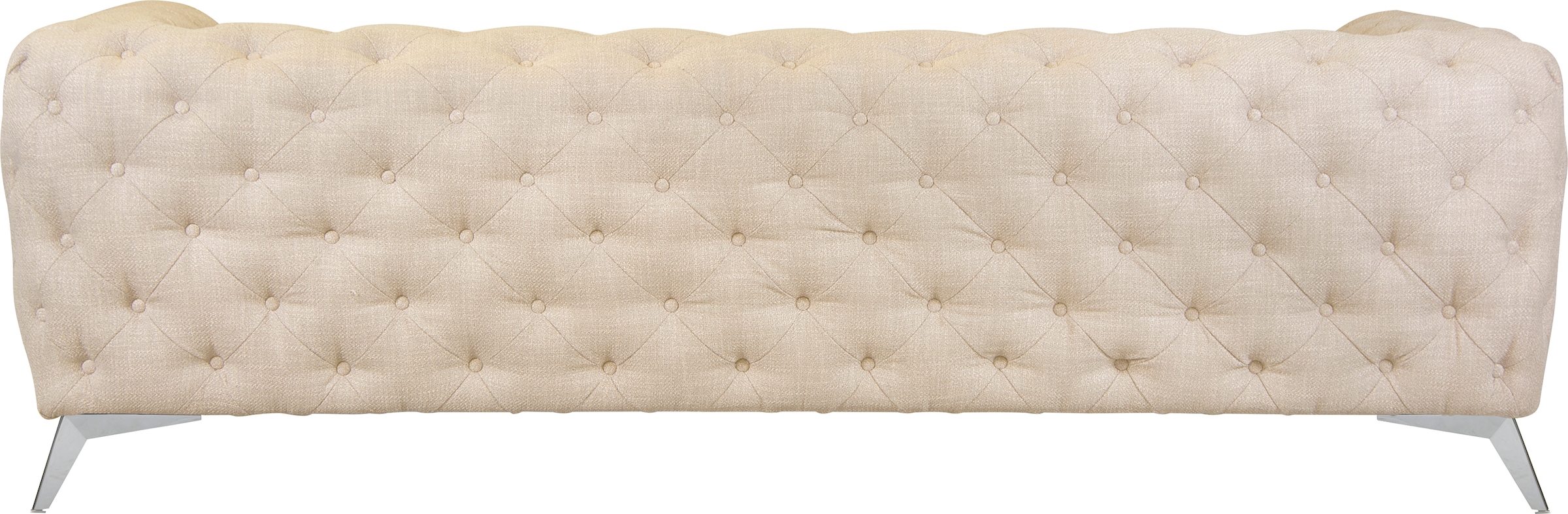 Home affaire Chesterfield-Sofa »Glynis« aufwändige Knopfheftung, moderne Chesterfield Optik, Fußfarbe wählbar