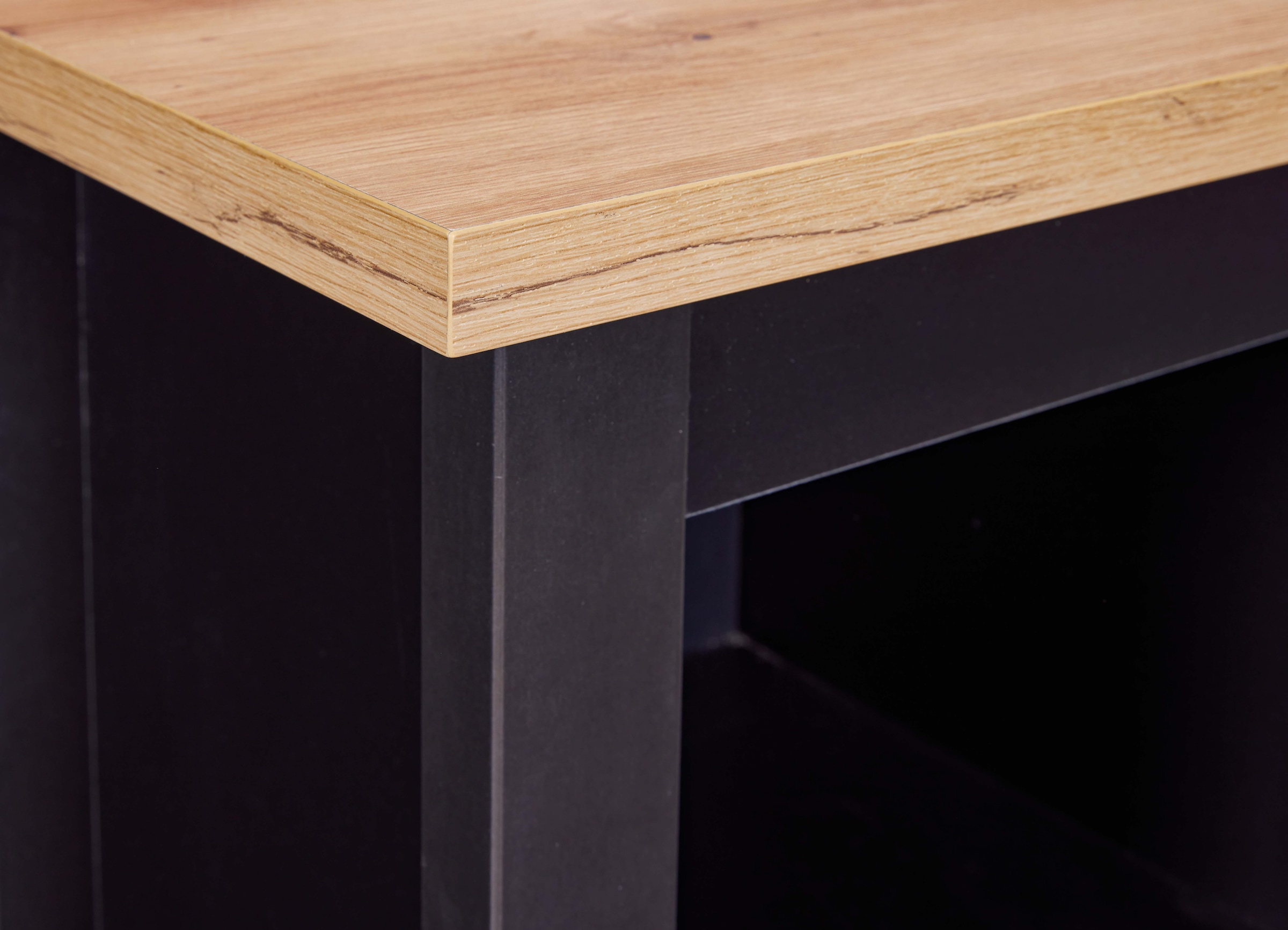 Inter Link Highboard »Highboard Helina« 1 Stk. tlg. Weinschrank, BxTxH: ca. 76,8 x 33 x 124,4 cm