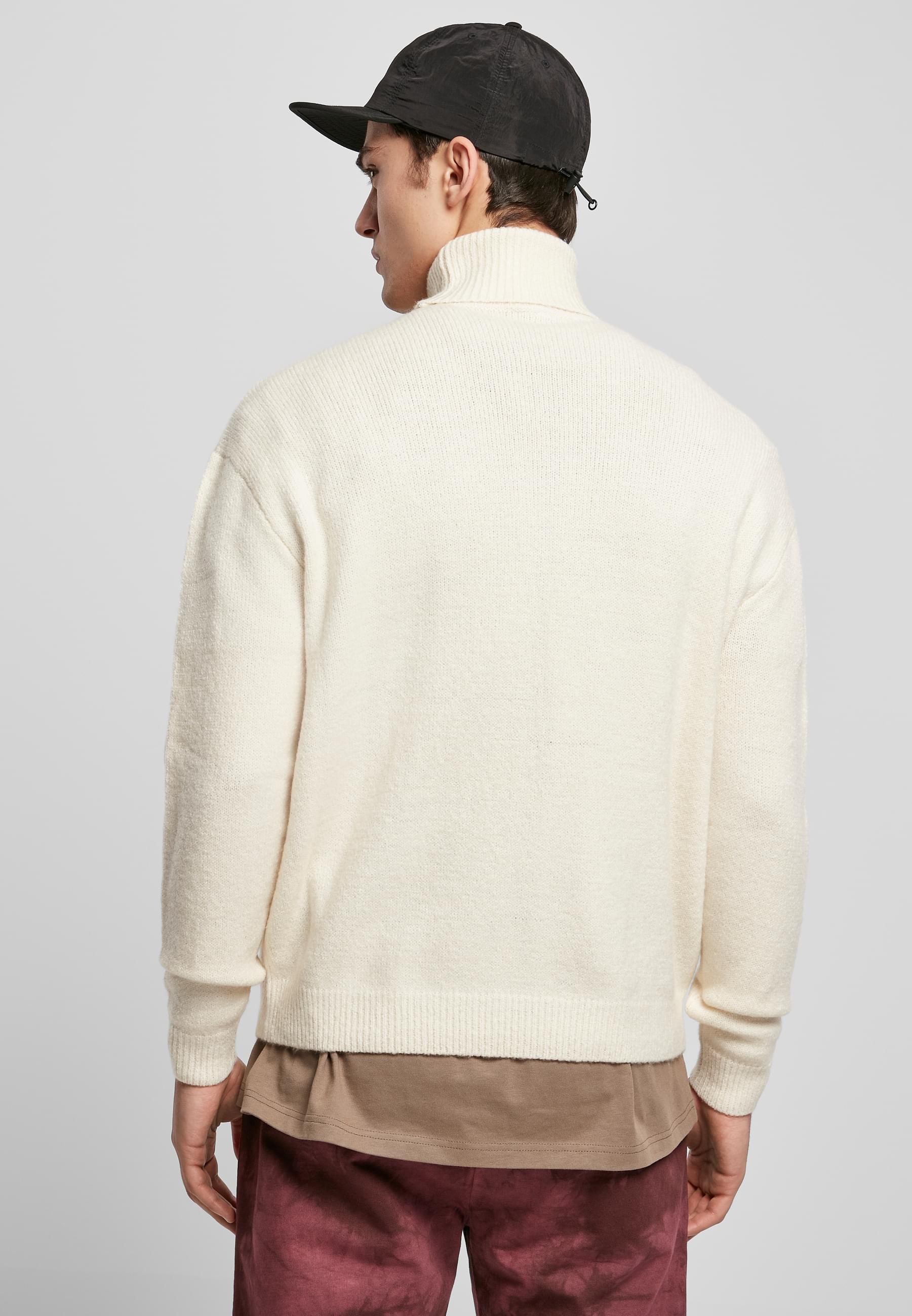 URBAN CLASSICS Rundhalspullover »Urban Classics Herren Oversized Roll Neck Sweater« 1 Stk.