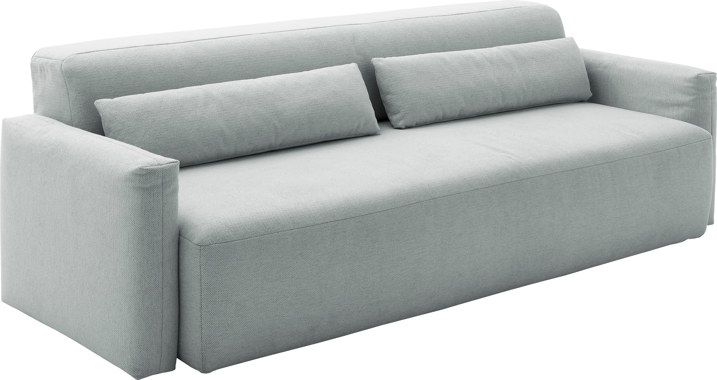 INOSIGN Schlafsofa »Donka Dauerschläfer-geeignet, belastbar bis 270 kg, incl. Bettlkasten«, mit Armlehnen, Breite 232 cm, auch in Cord, Tonnentaschen-Federkern