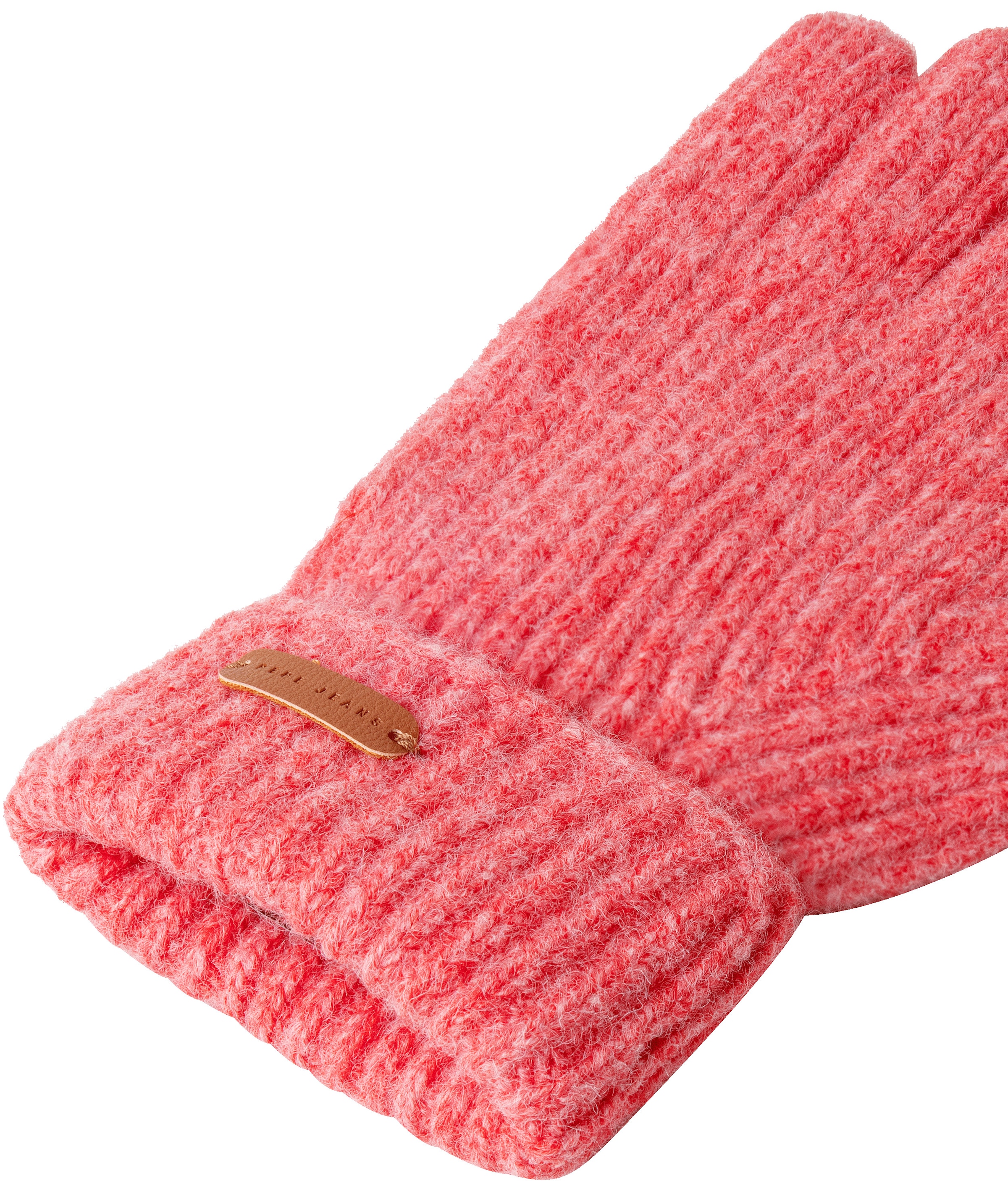 Pepe Jeans Strickhandschuhe »FRANCISY GLOVES« mit Label-Aufnäher