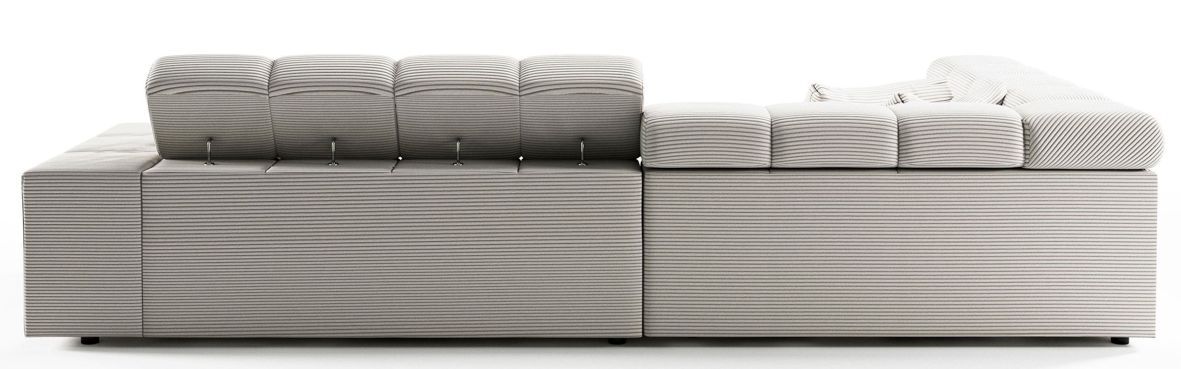 INOSIGN Ecksofa »Ancona incl. Kopfteilverstellung, OTTOs Choice, Breite 319cm, L-Form«, wahlweise motorische Sitztiefenverstellung, auch in Cord + Easy Care
