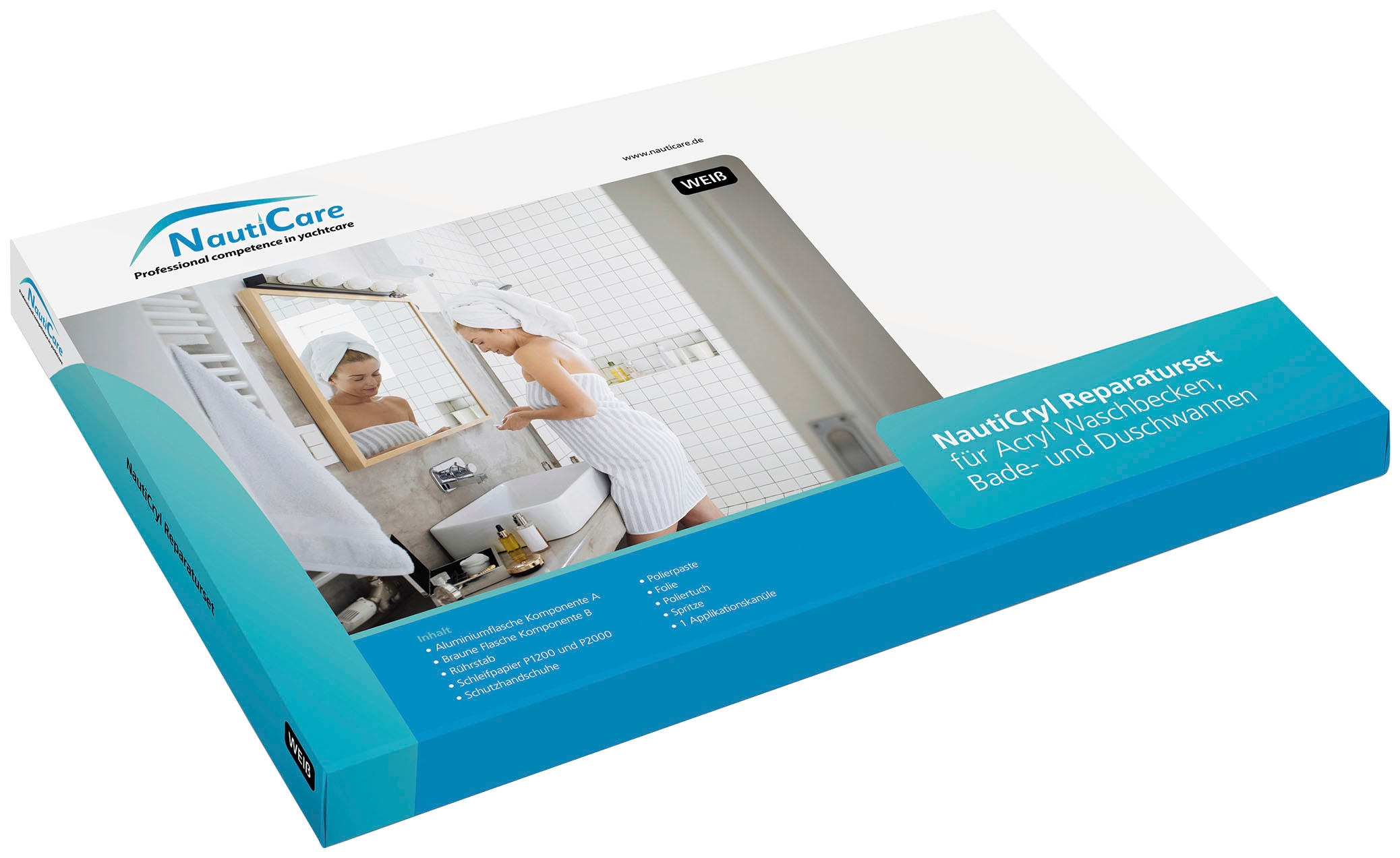 OTTOFOND Reparatur-Set »Acryl-Reparaturset weiß«, inklusive Politur