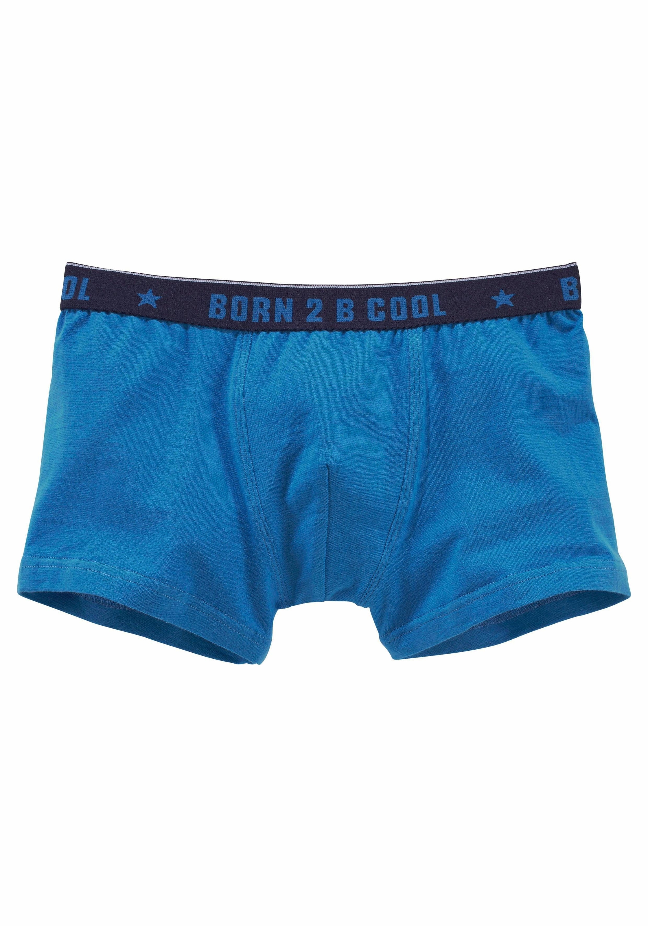 AUTHENTIC UNDERWEAR Boxer, (Packung, 3 St.), mit "BORN 2 B COOL" Bund