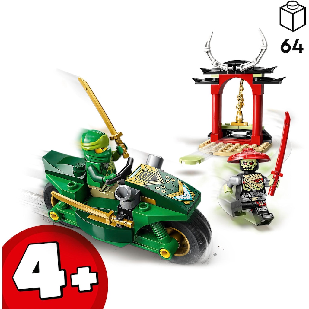 LEGO® Konstruktionsspielsteine »Lloyds Ninja-Motorrad (71788), LEGO® NINJAGO«, (64 St.), Made in Europe