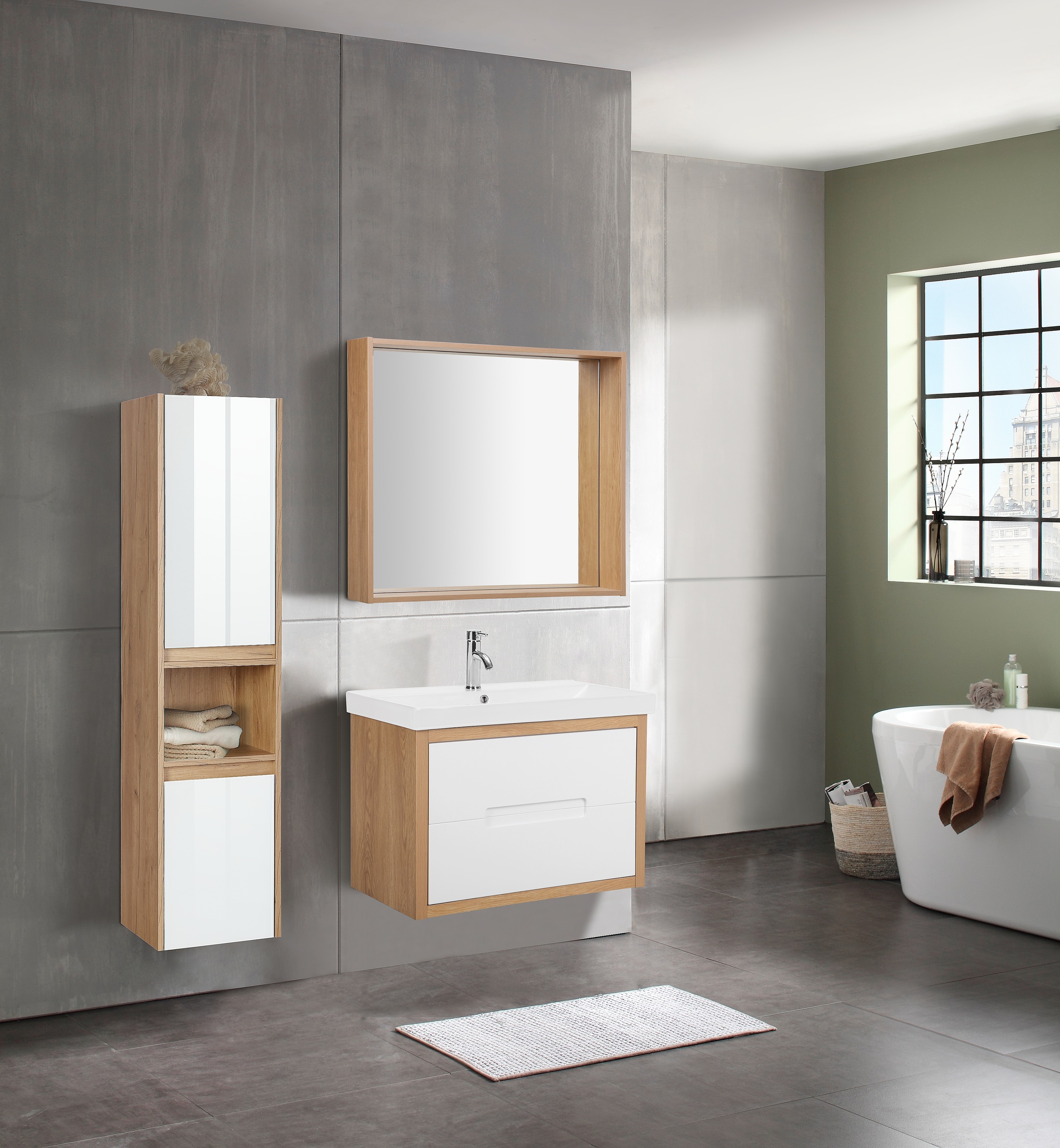 welltime Badmöbel-Set »Chester« Komplett-Set günstig online kaufen
