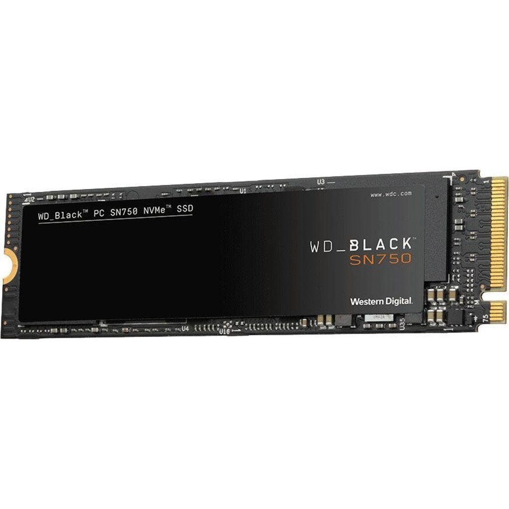 WD_Black Gaming-SSD »SN750 NVMe SSD Heatsink«, Anschluss M.2 PCIe 3.0