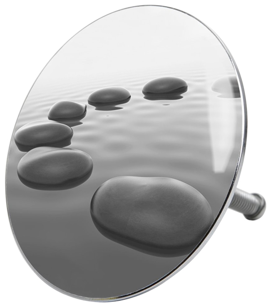 Sanilo Badaccessoire-Set »Black Stones« bestehend aus WC-Sitz, Badteppich, Stöpsel, Seifenspender, WC-Bürste