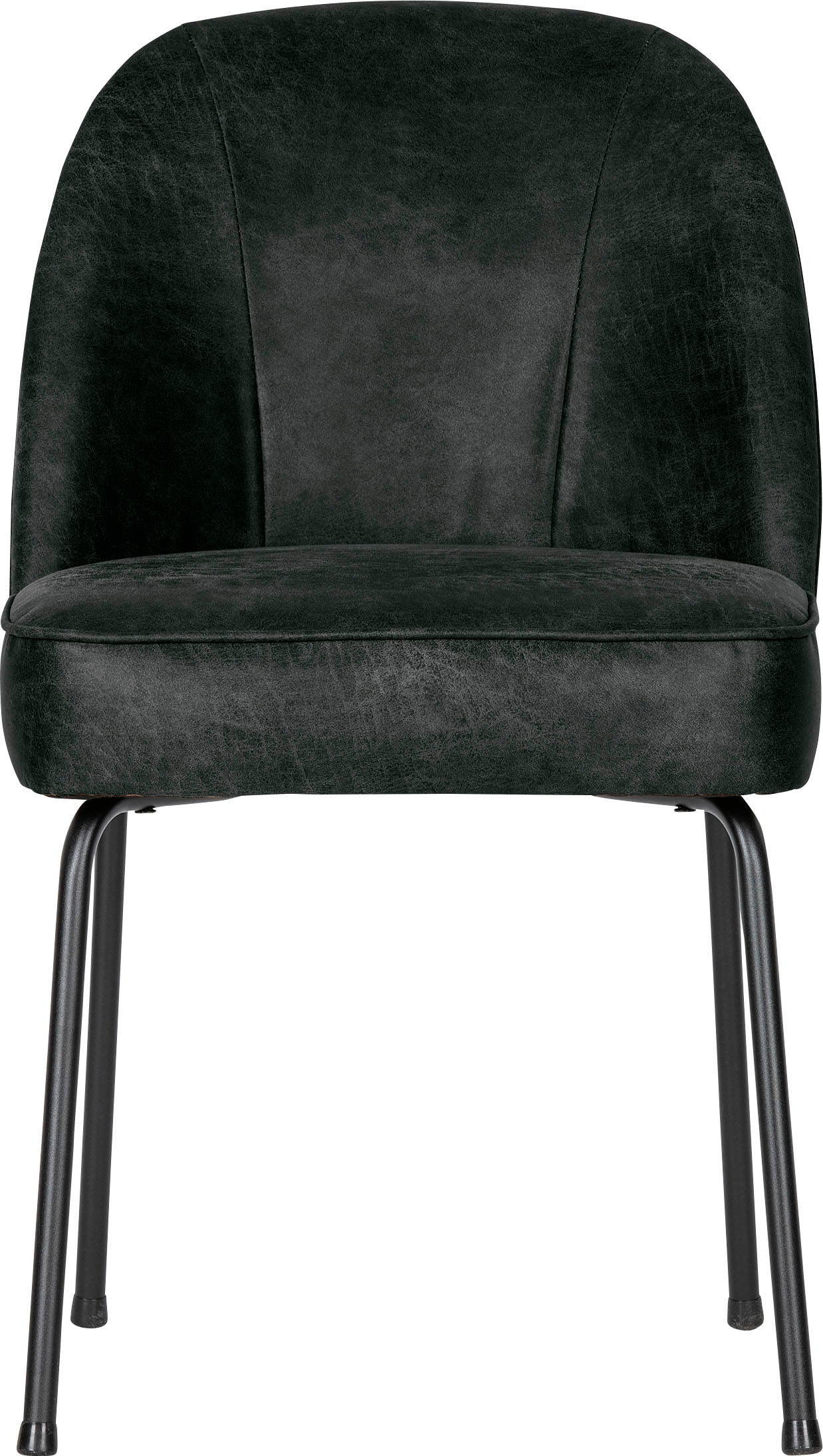 WOOOD Esszimmerstuhl »Stockholm«, (Set), 2 St., Microfaser Antiklederoptik-Polyester, Polsterstuhl, 4-Fuß-Metallgestell, Breite 50 cm