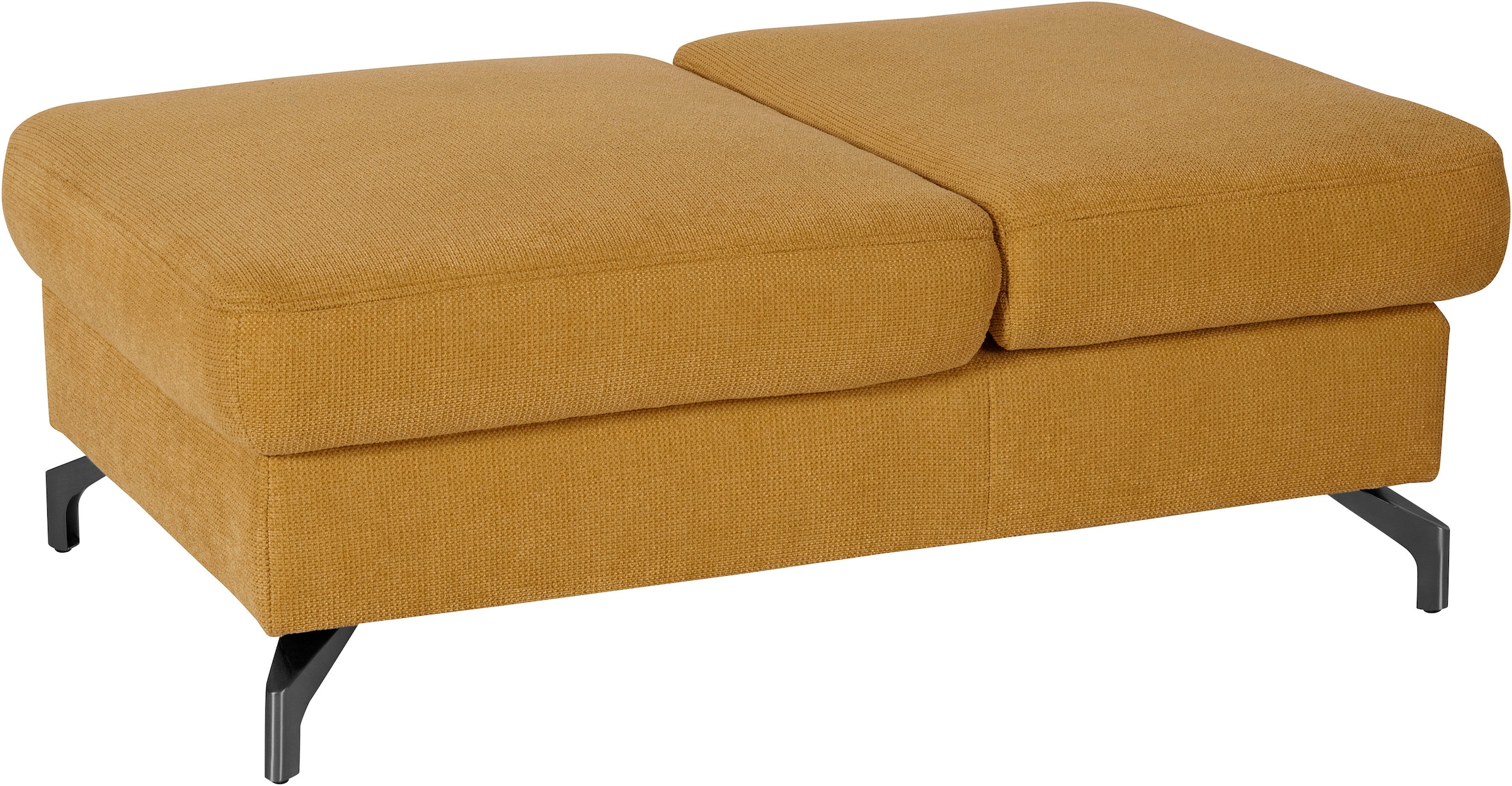 sit&more Hocker »Percy«, Fußhöhe 12 cm, mit Klappfunktion, wahlweise in 2 Fußfarben