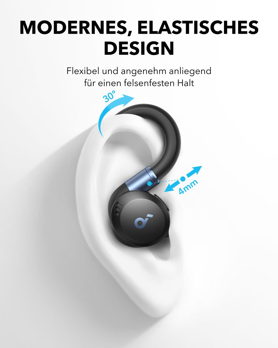 Anker wireless In-Ear-Kopfhörer »soundcore Sport X20« Bluetooth Adaptive Noise-Cancelling | integrierte Steuerung für Anrufe und Musik