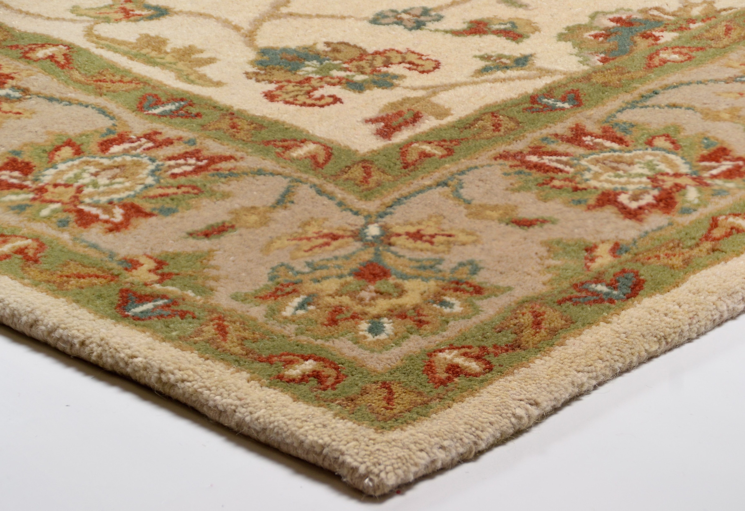 THEKO Wollteppich »Royal Ziegler 503«, rechteckig, 14 mm Höhe, reine Wolle, handgetuftet, Orient-Optik, mit Bordüre