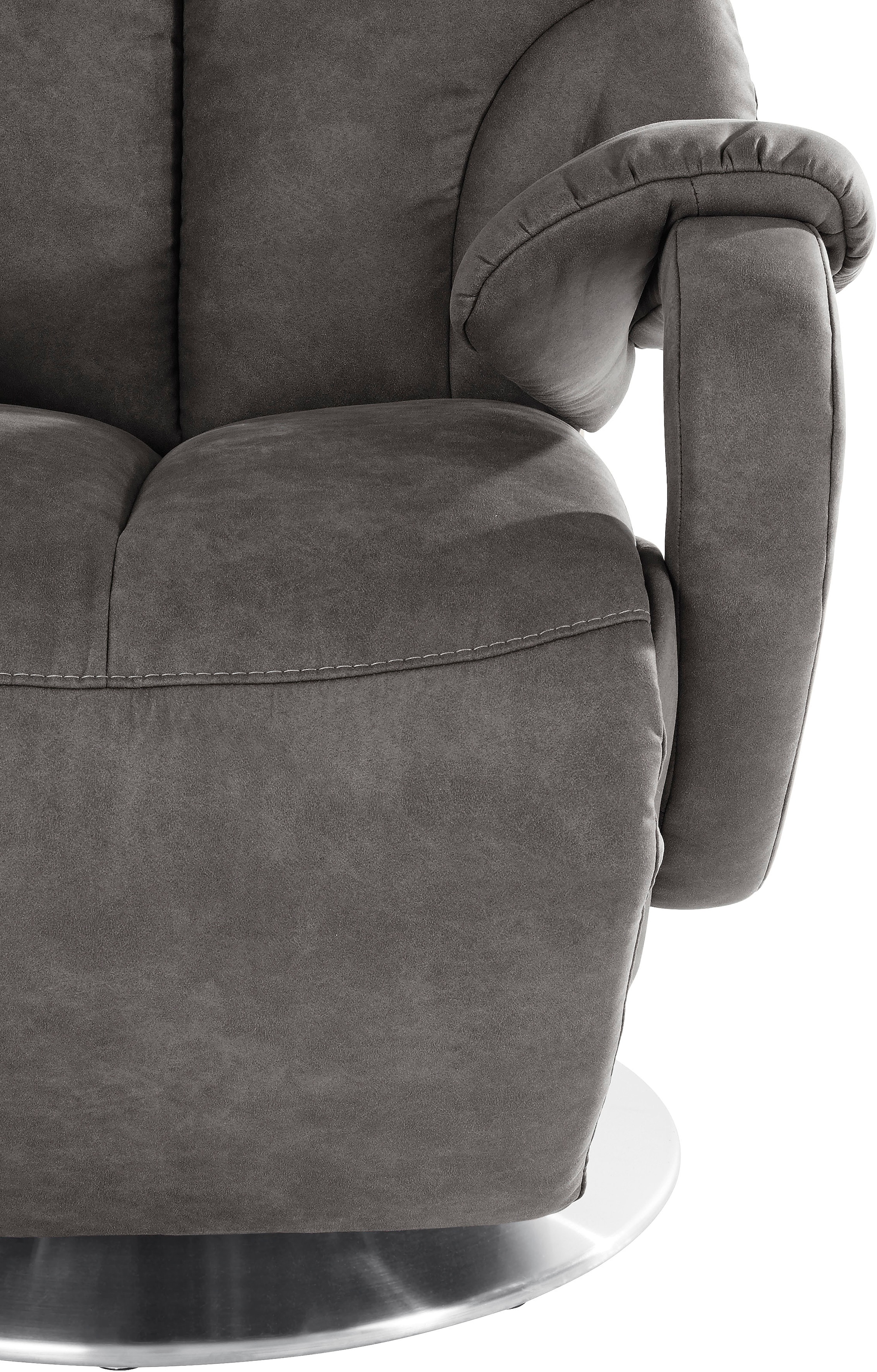 sit&more TV-Sessel »Invito mit Kopfteilverstellung & Drehfunktion, weitere Funktionen« Ergonomie M: manuelle Fußstütze & Rückenlehne