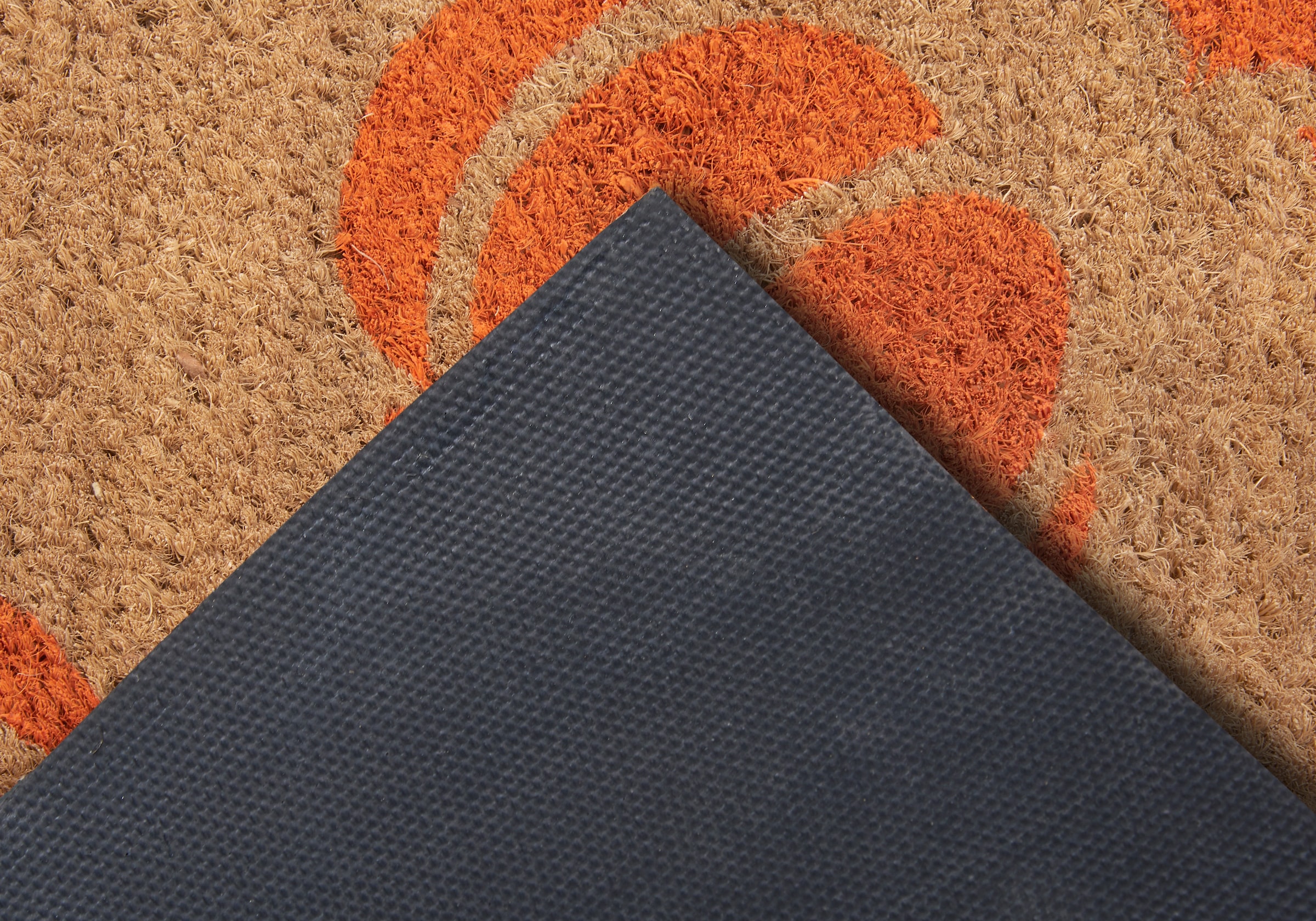 HANSE Home Fußmatte »Mix Mats Kokos Pumpkins, Türmatte«, rechteckig, 15 mm Höhe, Kokos, Schmutzfangmatte, Outdoor, Rutschfest, Innen, Kokosmatte, Flur